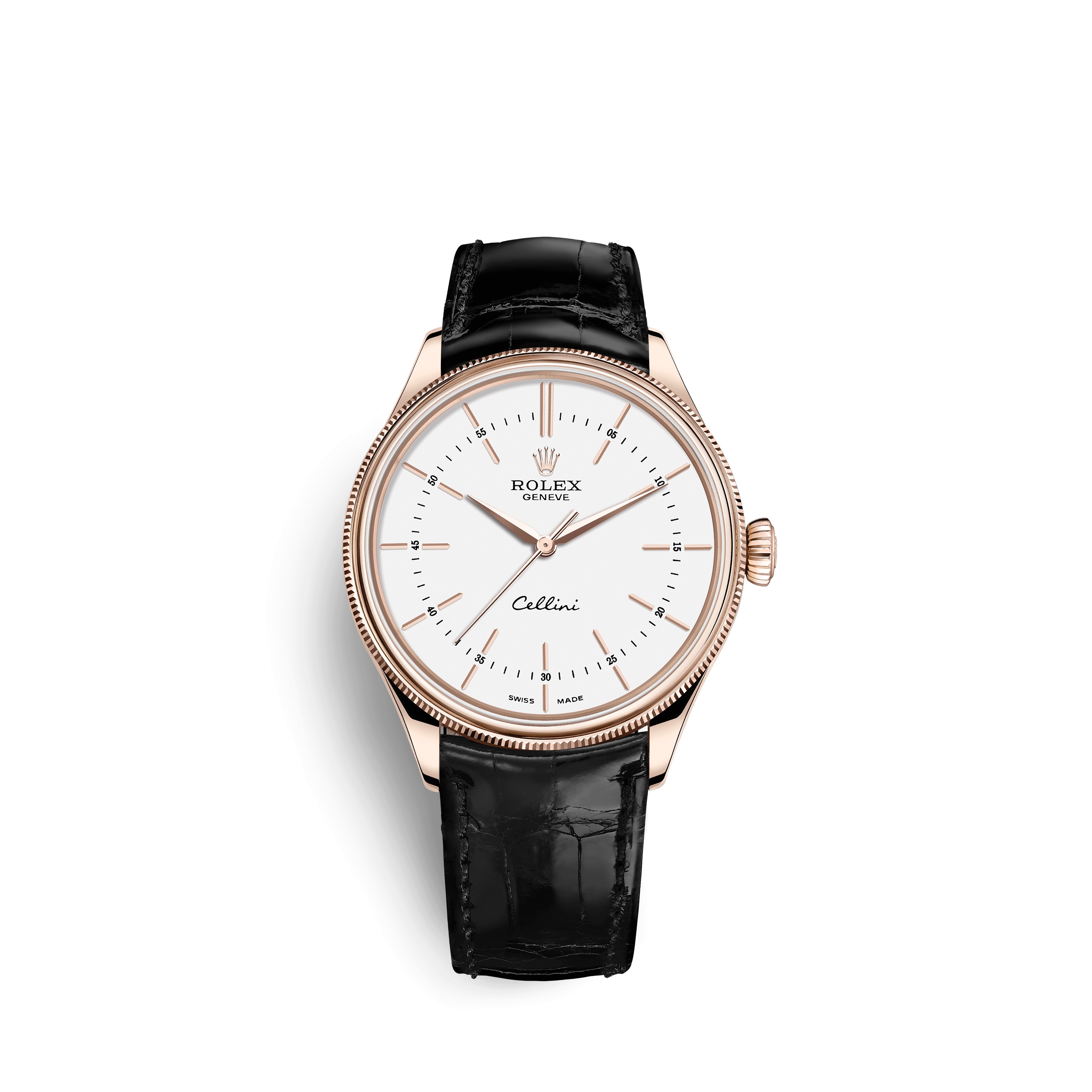 Cellini Time 50505 Rose Gold Watch (White)