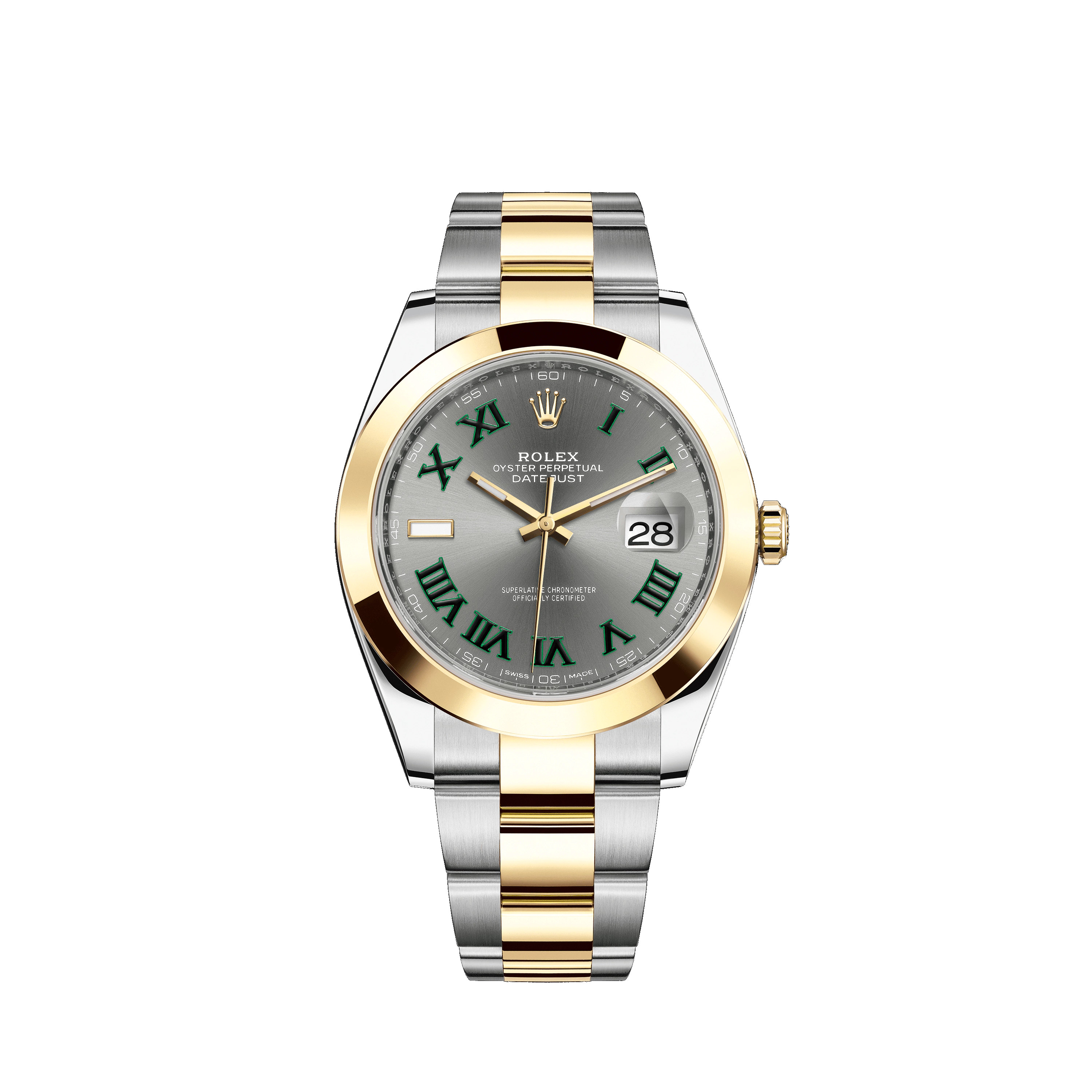 Datejust 41 126303 Gold & Stainless Steel Watch (Slate)