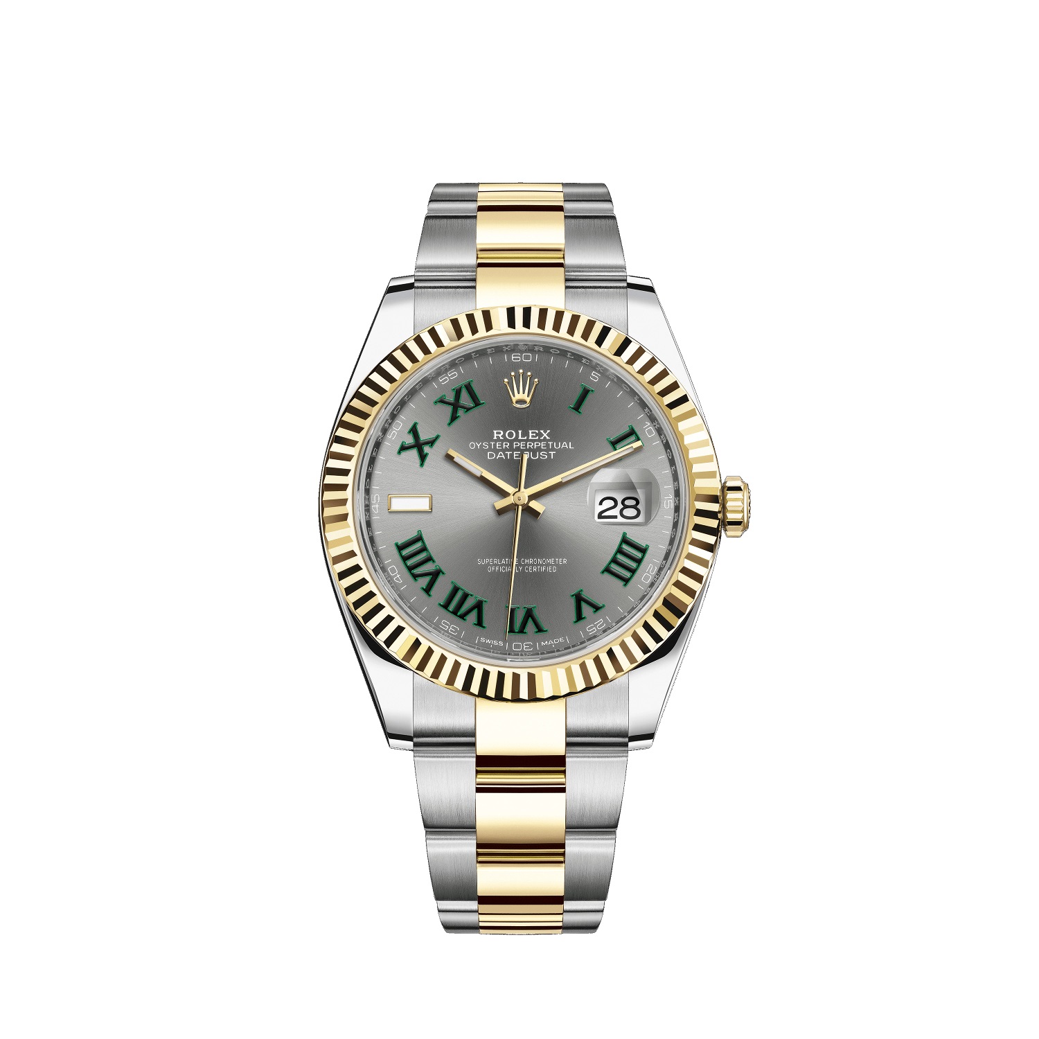 Datejust 41 126333 Gold & Stainless Steel Watch (Slate)