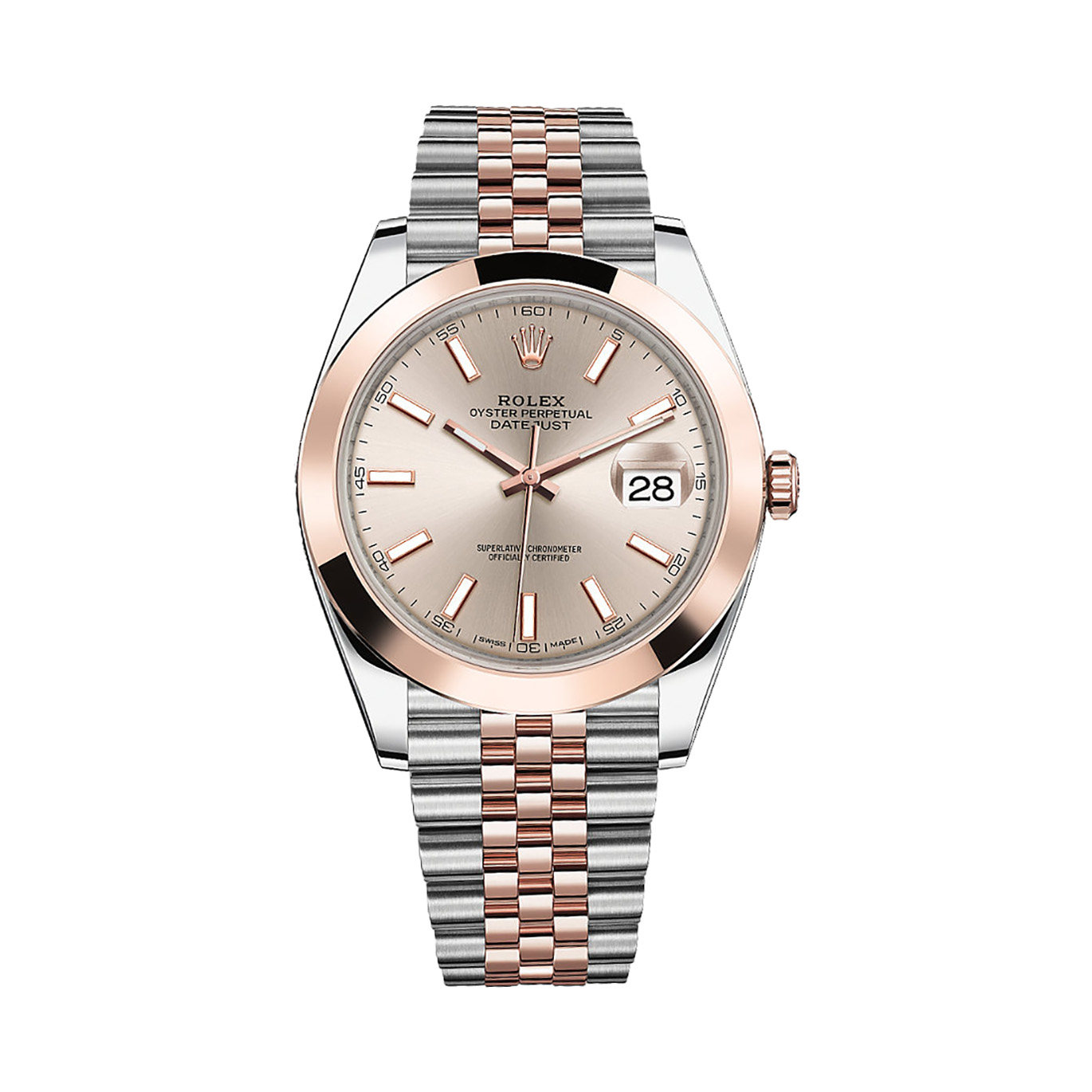 Datejust 41 126301 Rose Gold & Stainless Steel Watch (Sundust)