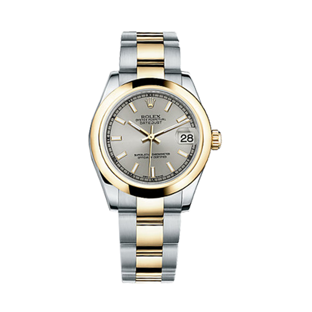 Datejust 31 178243 Gold & Stainless Steel Watch (Silver)