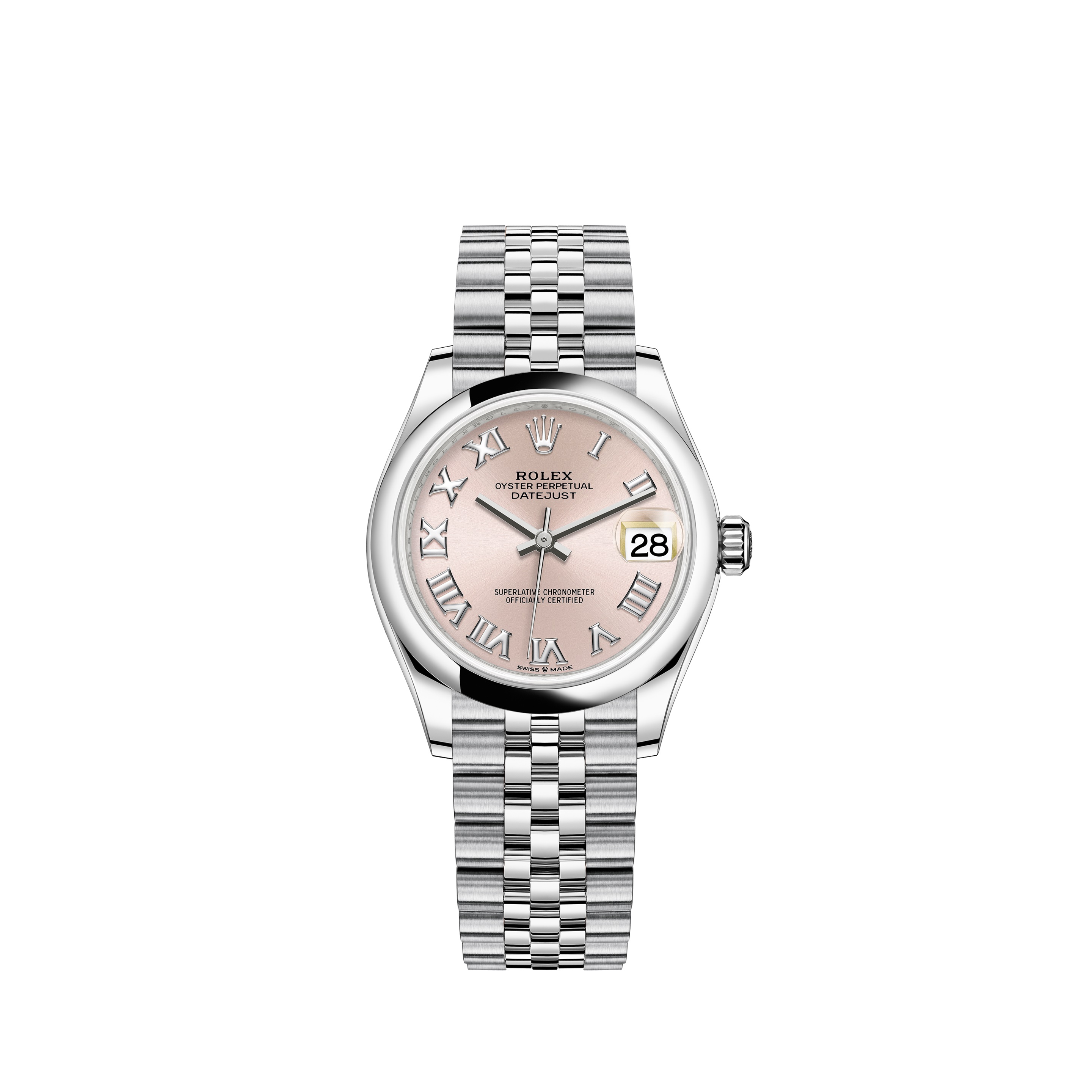 Datejust 31 278240 Stainless Steel Watch (Pink) - Click Image to Close