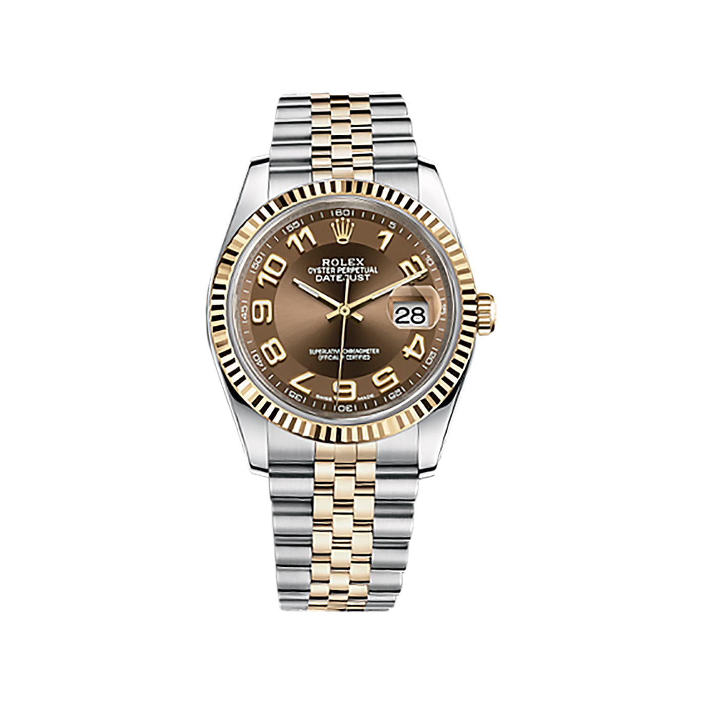 Datejust 36 116233 Gold & Stainless Steel Watch (Bronze)
