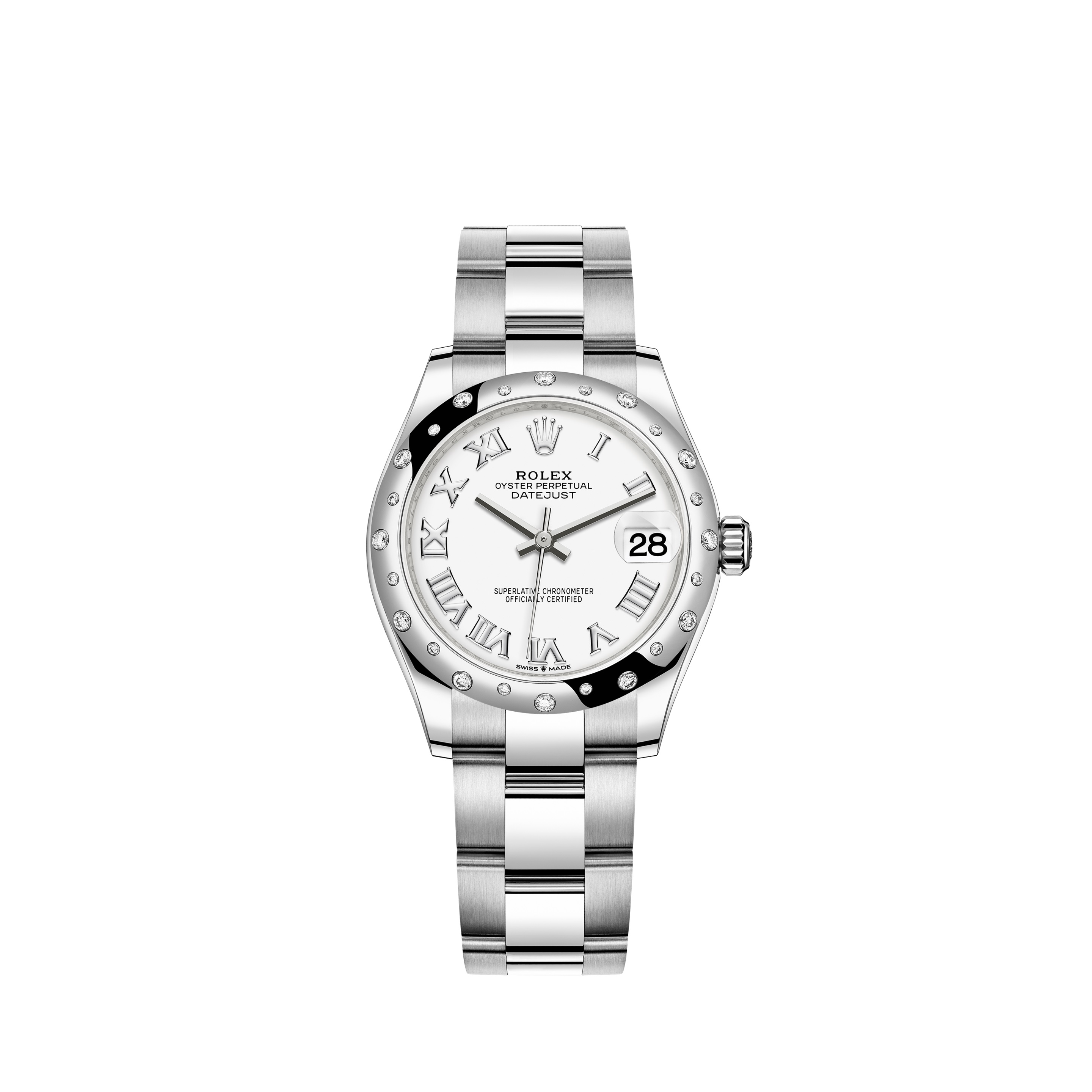 Datejust 31 278344RBR White Gold & Stainless Steel Watch (White)