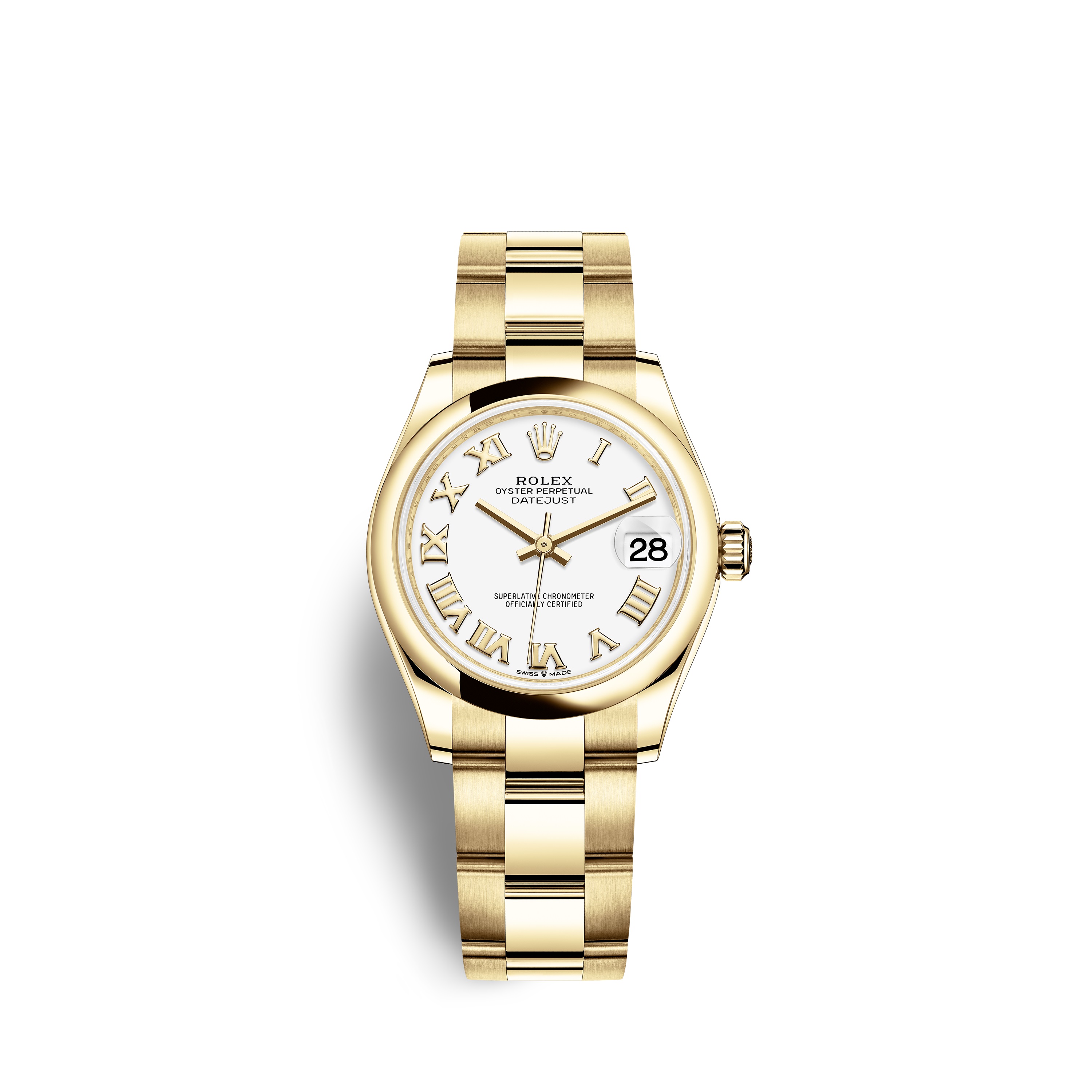 Datejust 31 278248 Gold Watch (White)