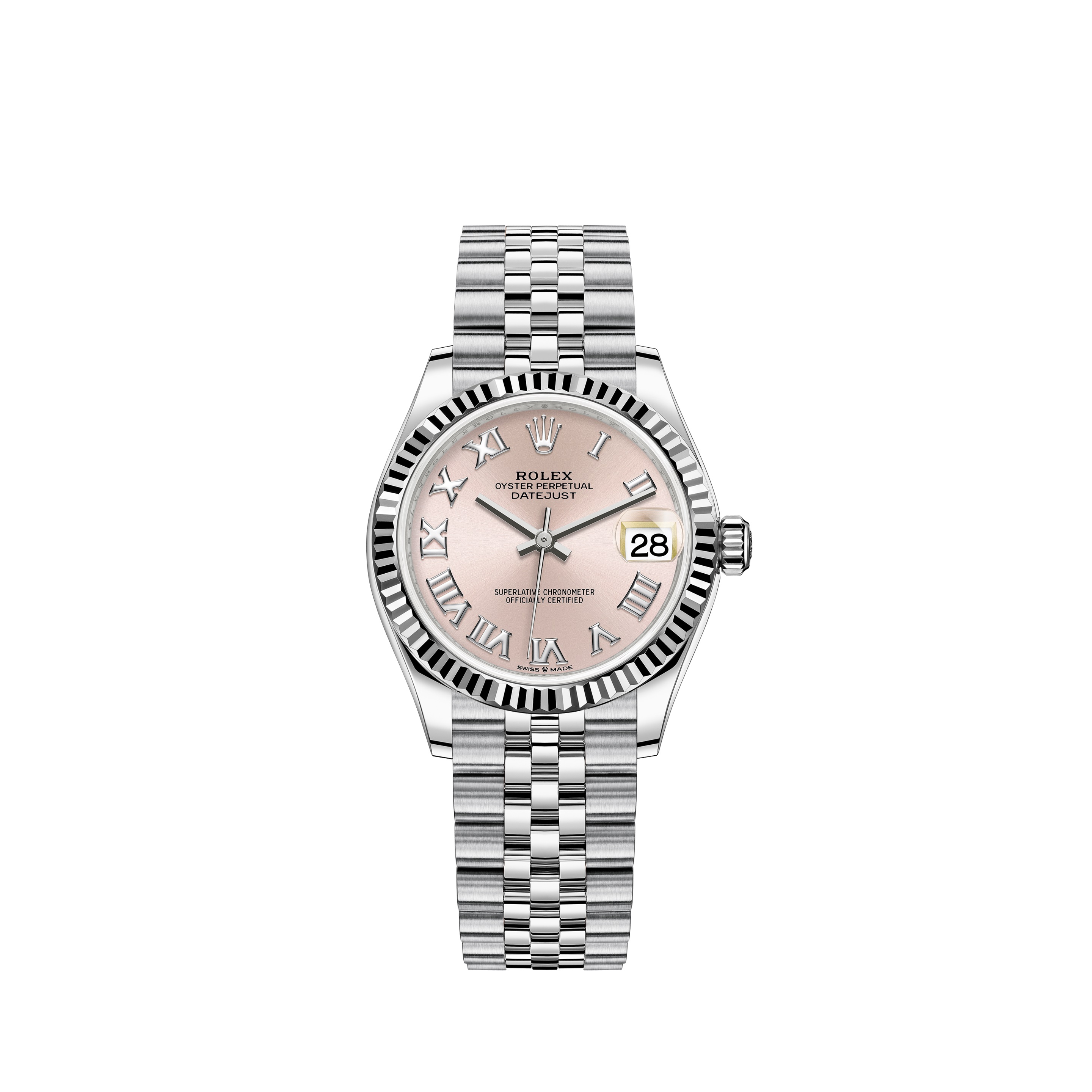 Datejust 31 278274 White Gold & Stainless Steel Watch (Pink)