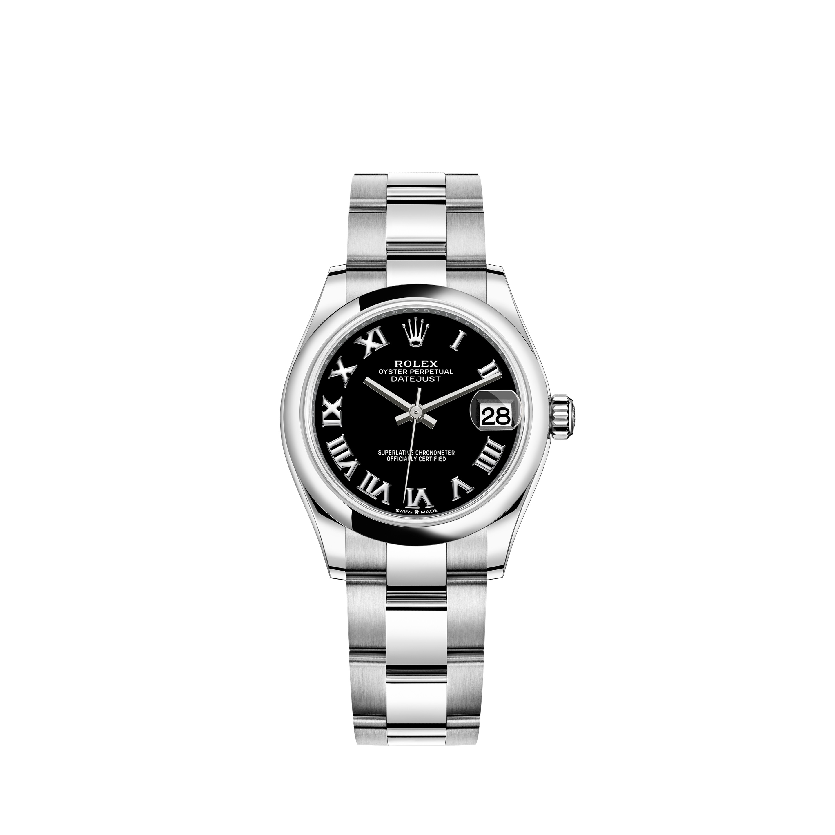 Datejust 31 278240 Stainless Steel Watch (Bright Black)