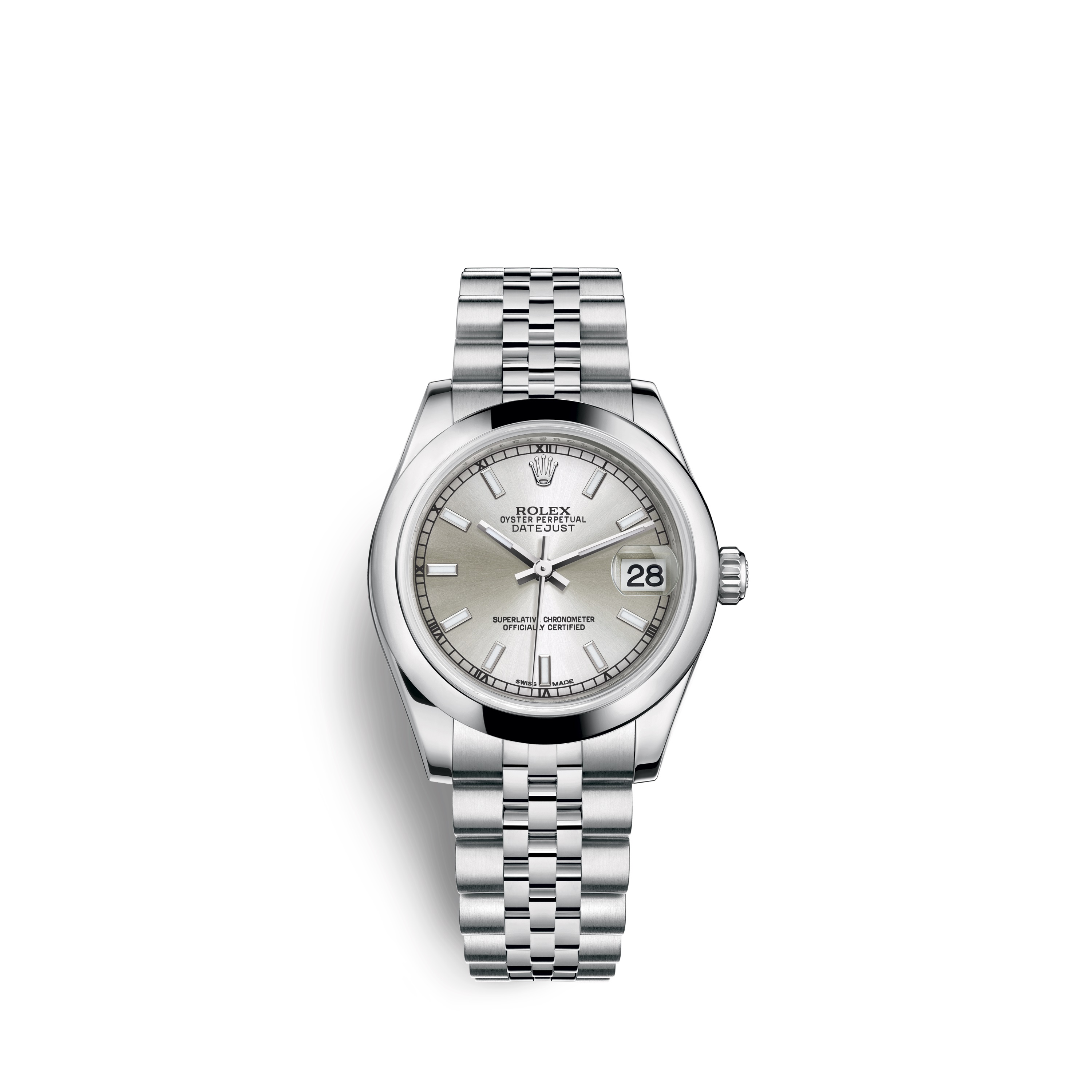 Datejust 31 178240 Stainless Steel Watch (Silver) - Click Image to Close
