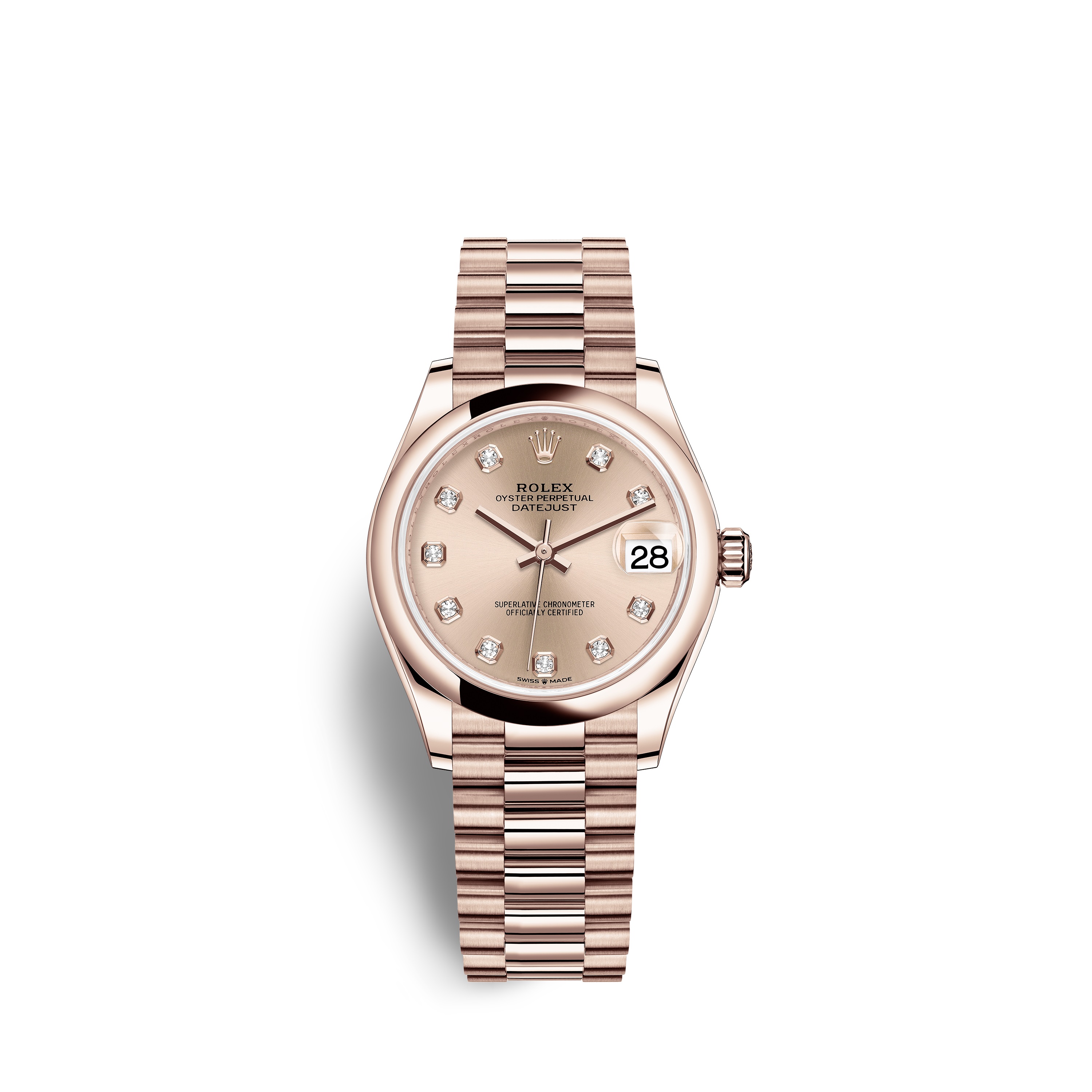 Datejust 31 278245 Rose Gold Watch (Rosé Colour Set with Diamonds)