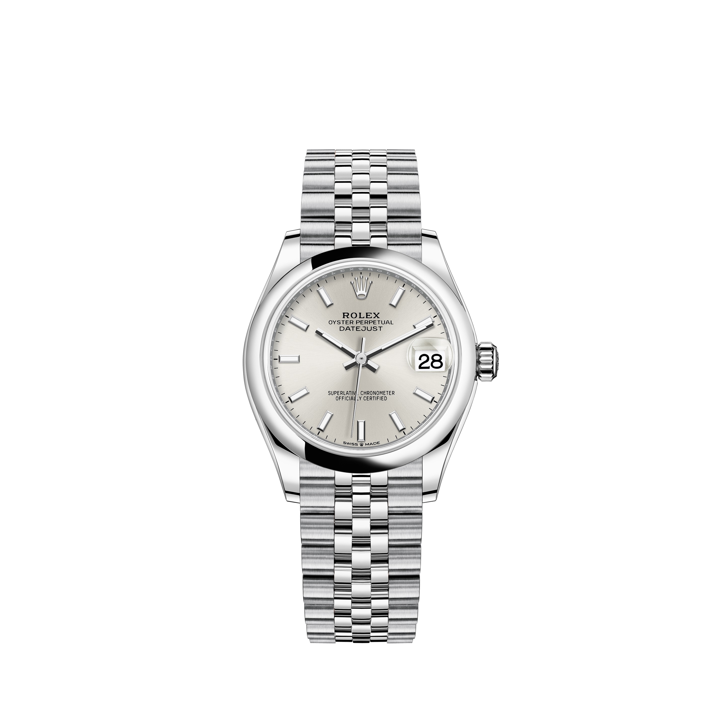 Datejust 31 278240 Stainless Steel Watch (White)