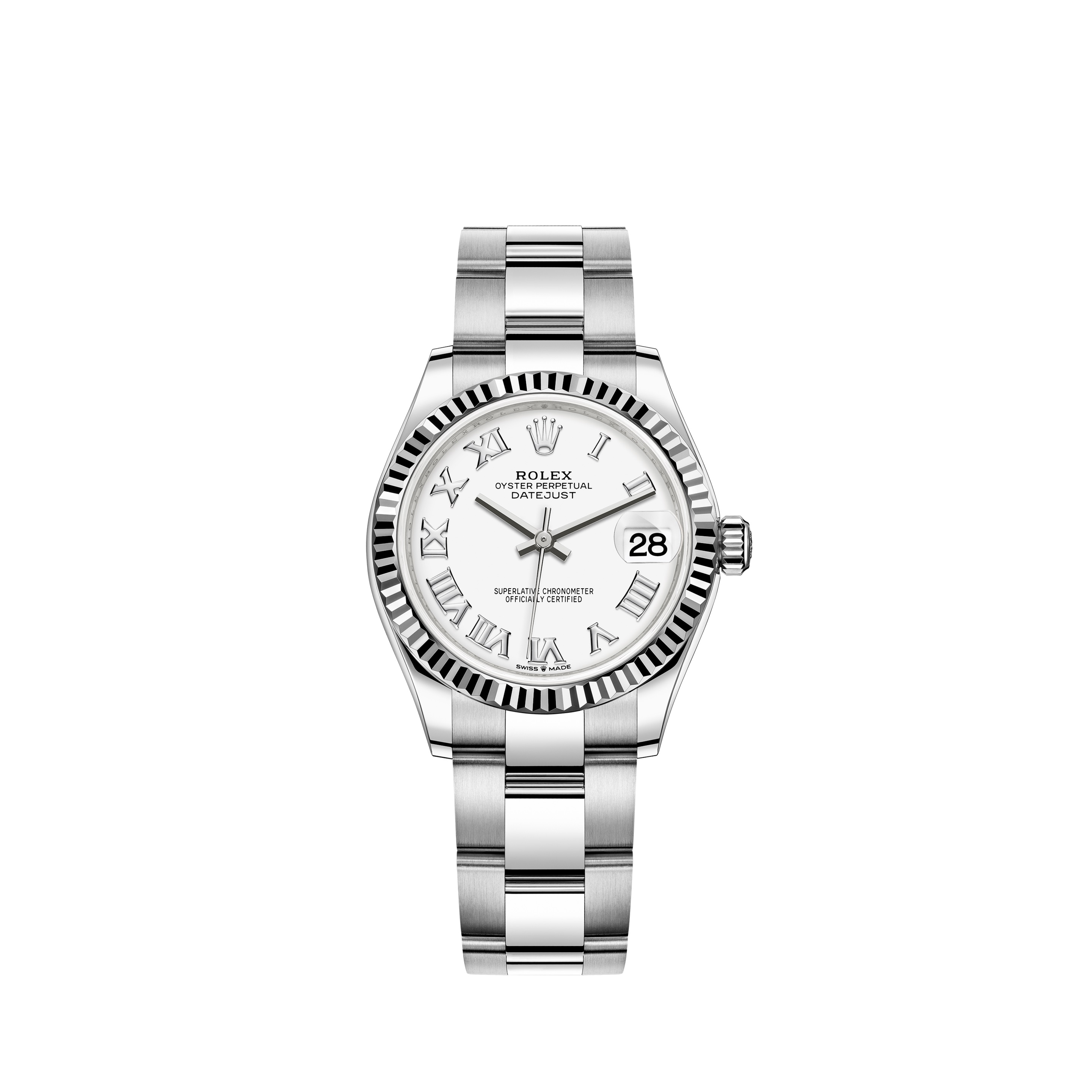 Datejust 31 278274 White Gold & Stainless Steel Watch (White)
