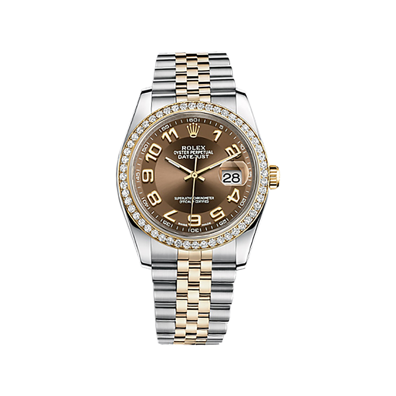 Datejust 36 116243 Gold & Stainless Steel Watch (Bronze)