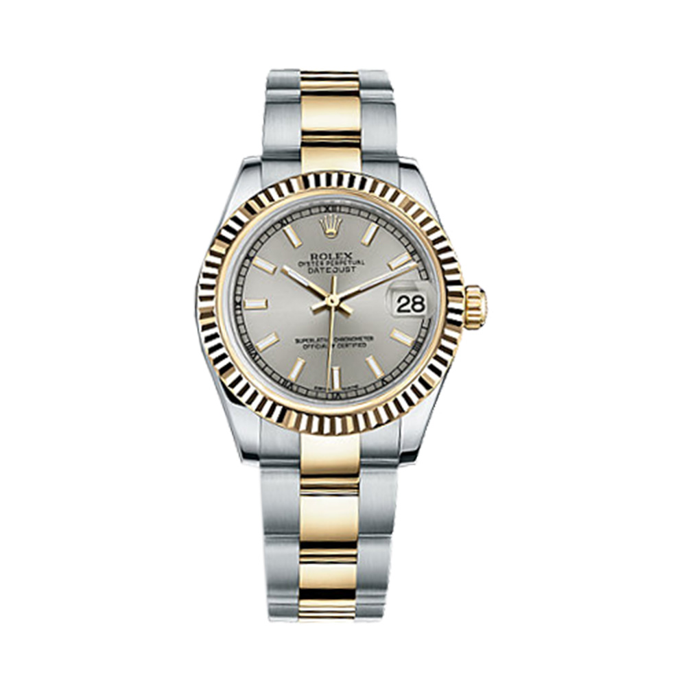 Datejust 31 178273 Gold & Stainless Steel Watch (Silver)
