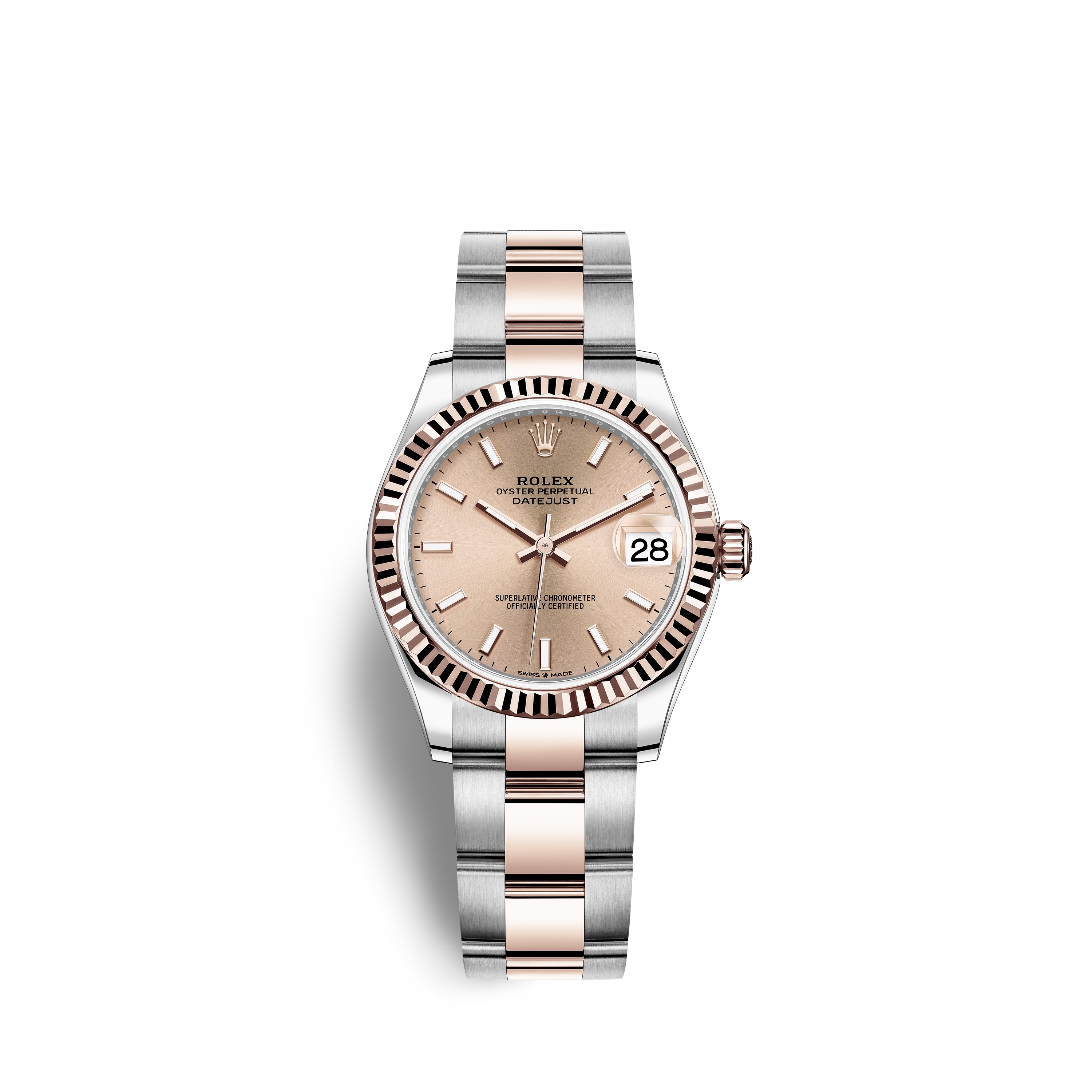 Datejust 31 278271 Rose Gold & Stainless Steel Watch (Rosé Colour)