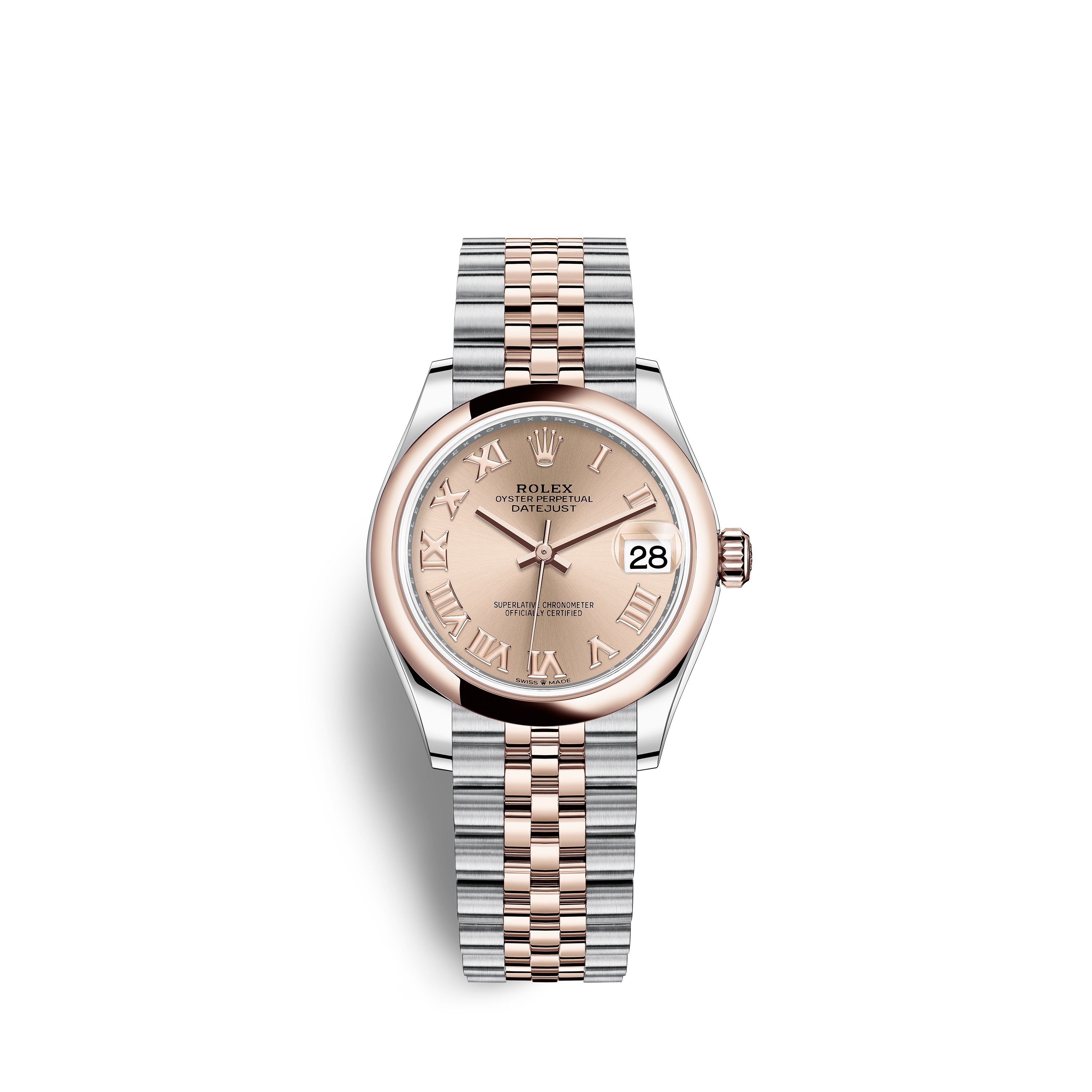 Datejust 31 278241 Rose Gold & Stainless Steel Watch (Rosé Colour) - Click Image to Close