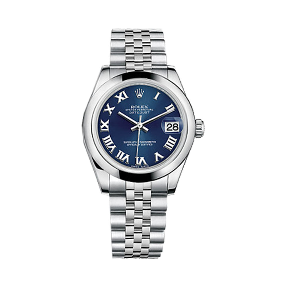Datejust 31 178240 Stainless Steel Watch (Blue)