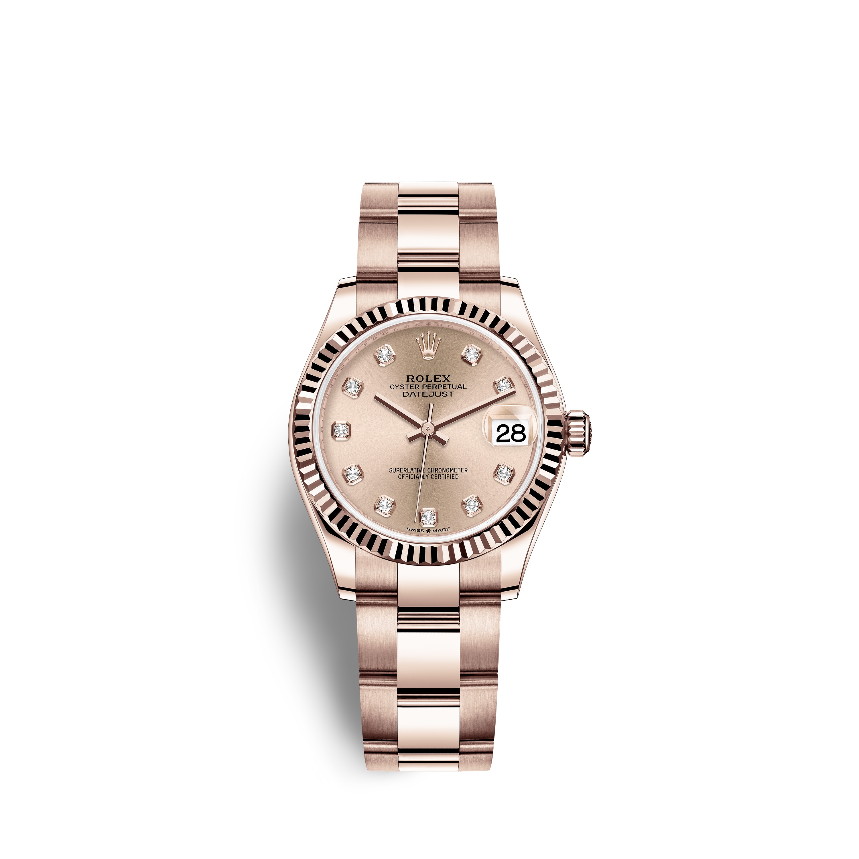 Datejust 31 278275 Rose Gold Watch (Rosé Colour Set with Diamonds)