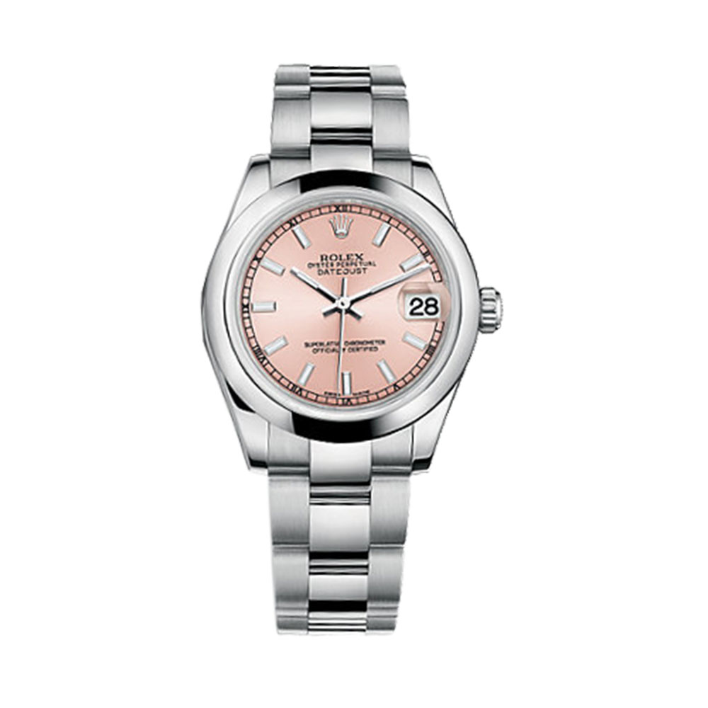 Datejust 31 178240 Stainless Steel Watch (Pink)