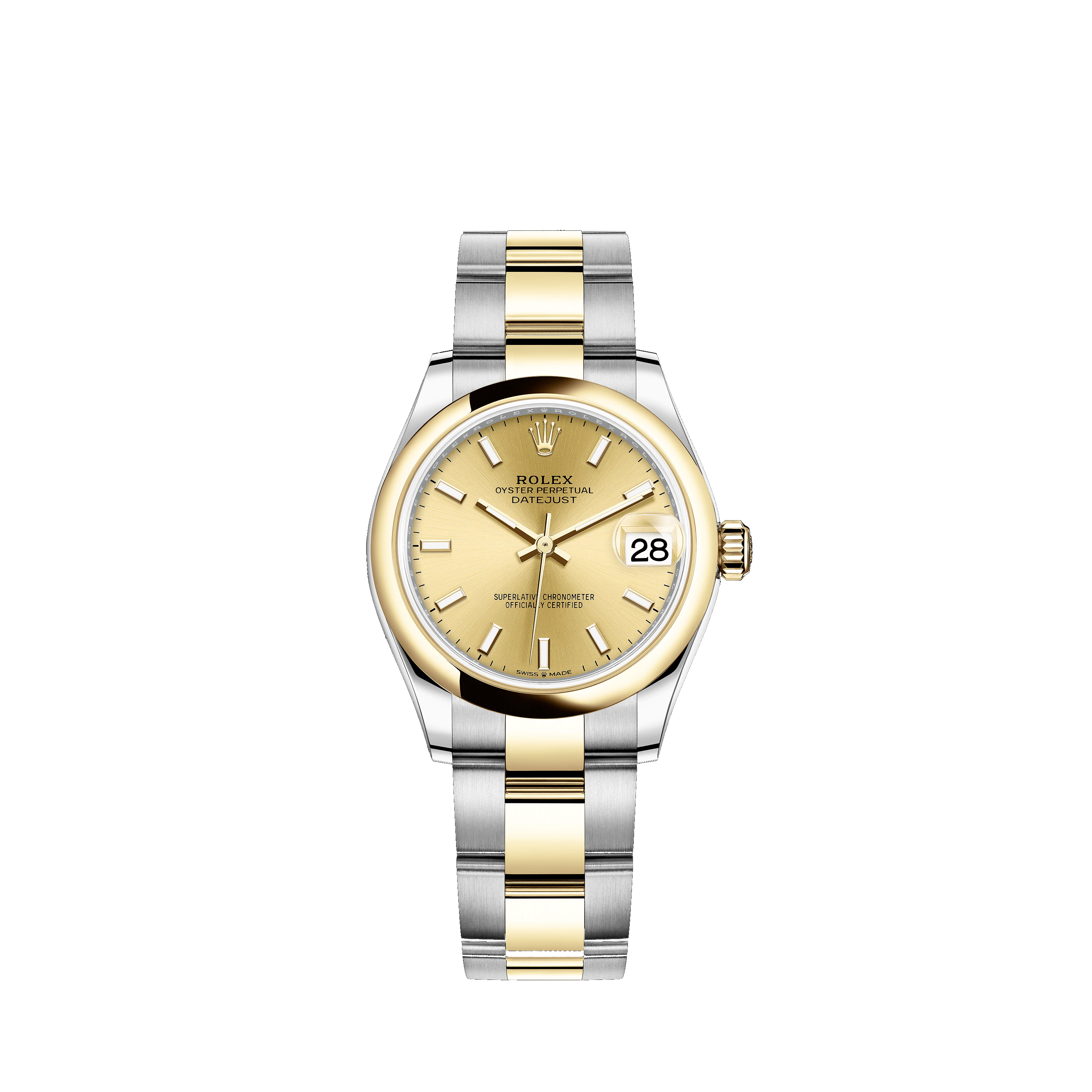 Datejust 31 278243 Gold & Stainless Watch (Champagne-Colour)