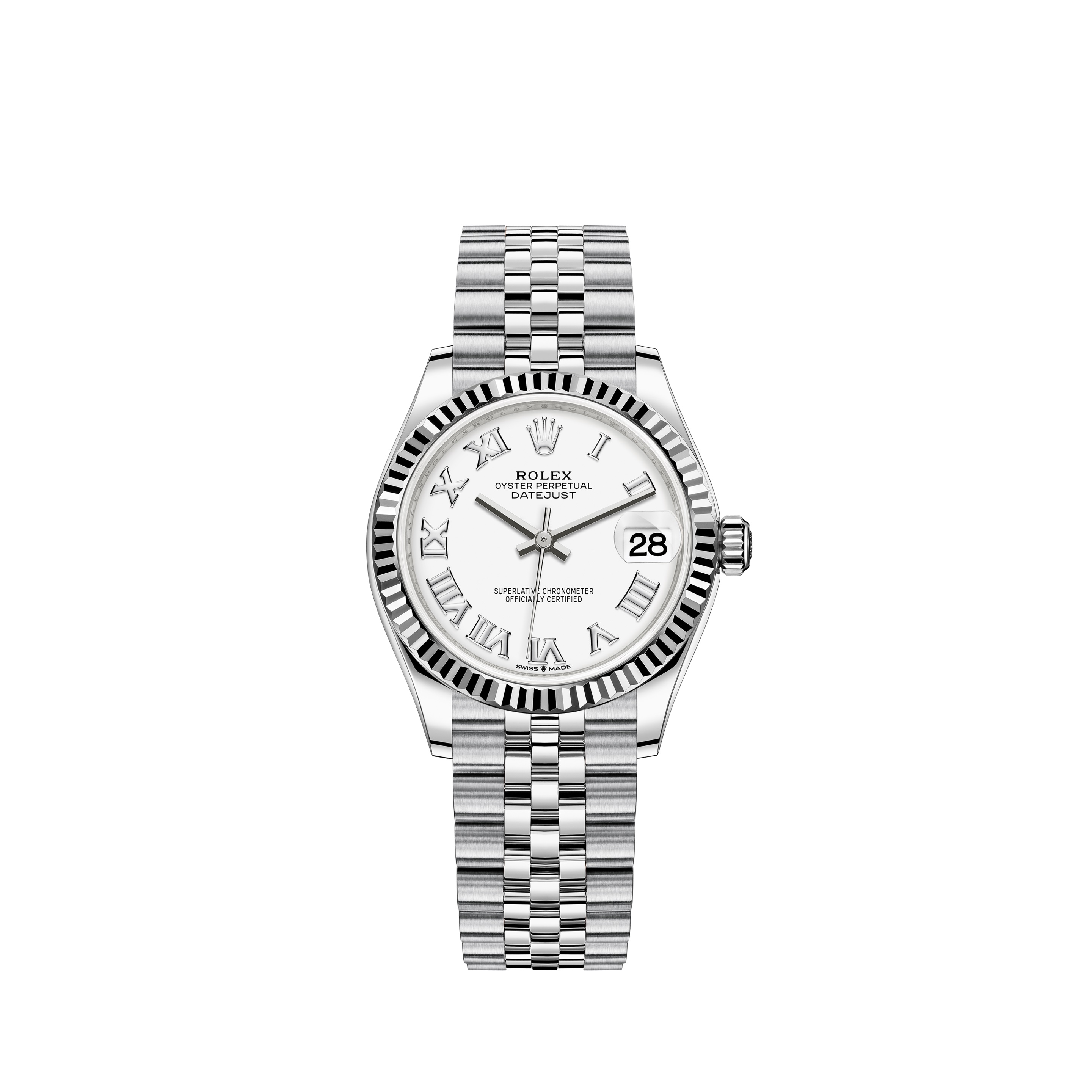 Datejust 31 278274 White Gold & Stainless Steel Watch (White)