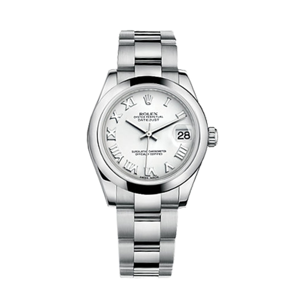 Datejust 31 178240 Stainless Steel Watch (White)