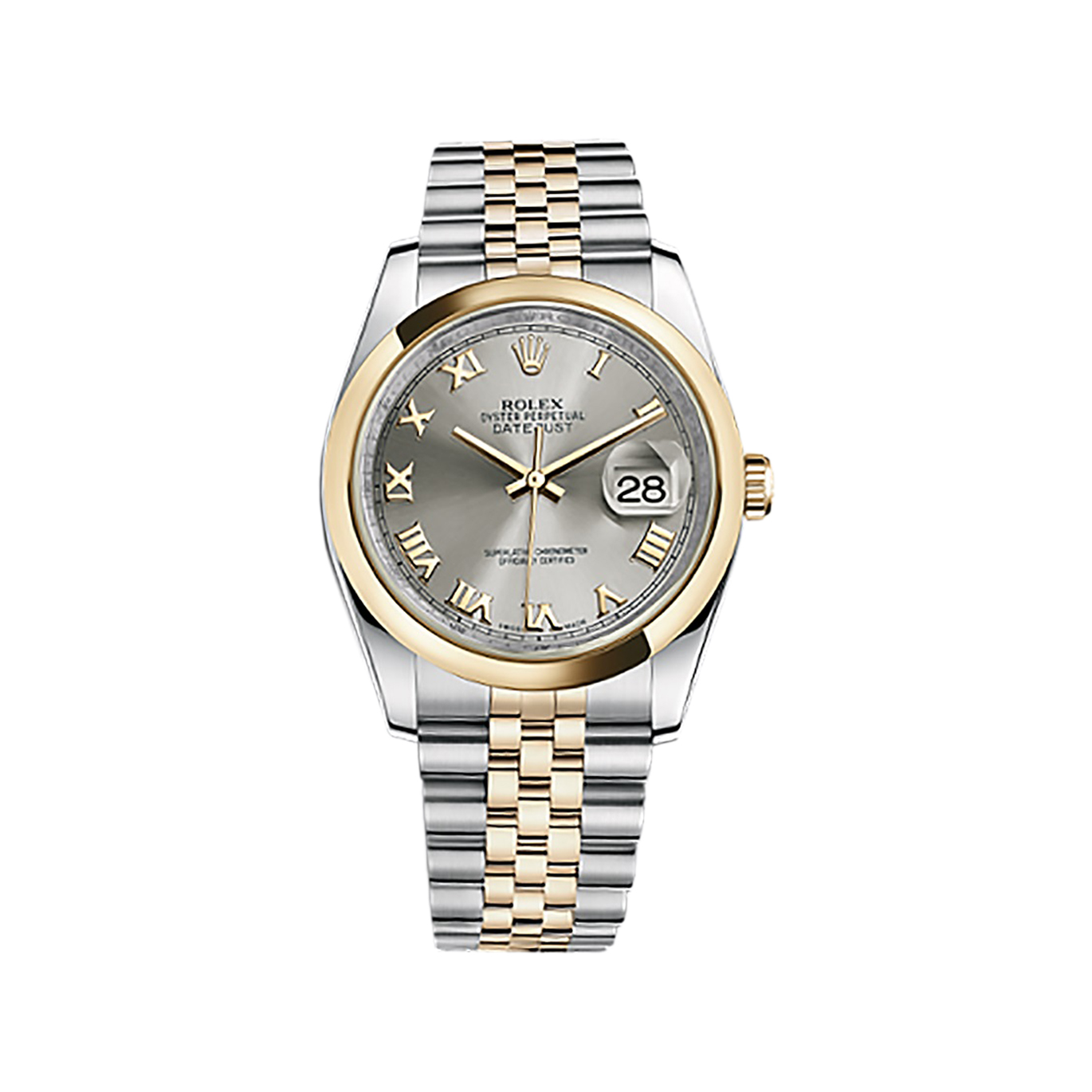 Datejust 36 116203 Gold & Stainless Steel Watch (Steel)