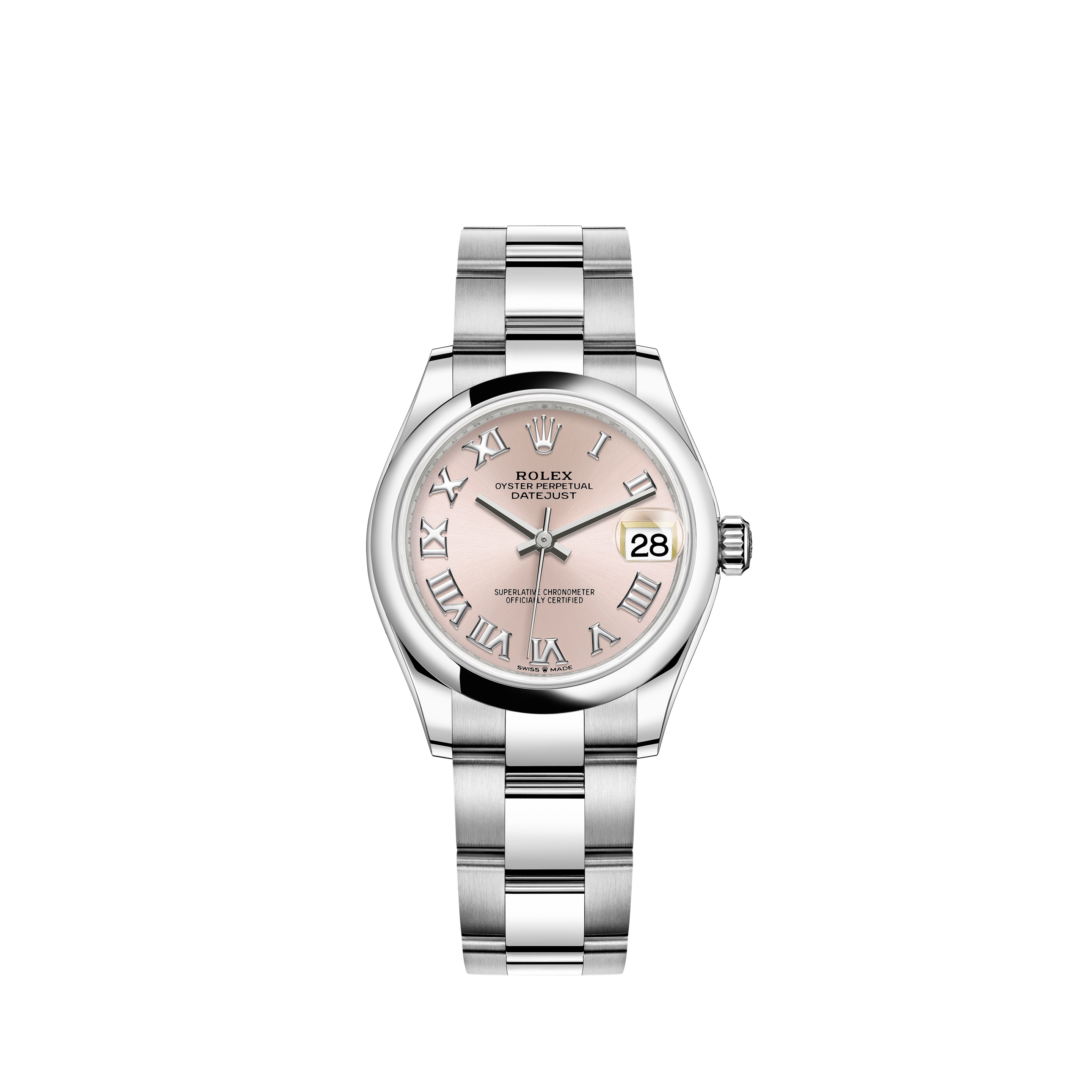 Datejust 31 278240 Stainless Steel Watch (Pink)