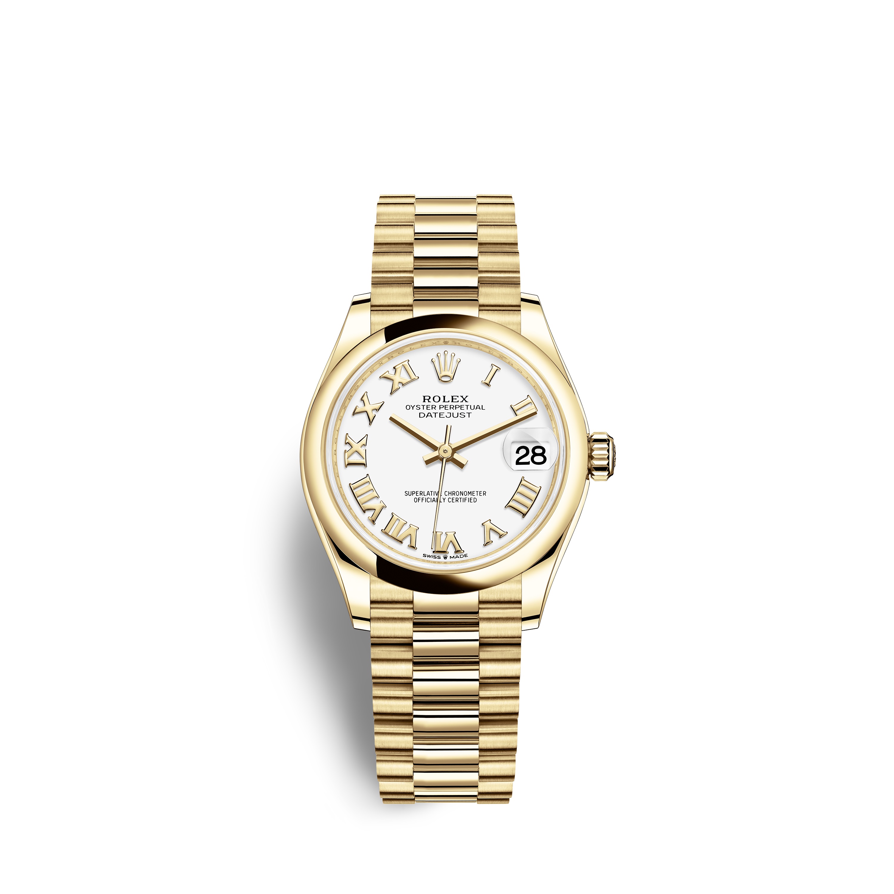 Datejust 31 278248 Gold Watch (White)