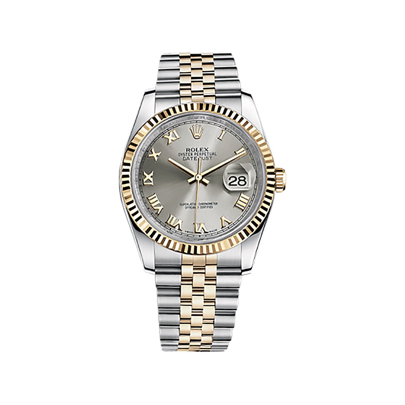 Datejust 36 116233 Gold & Stainless Steel Watch (Steel)