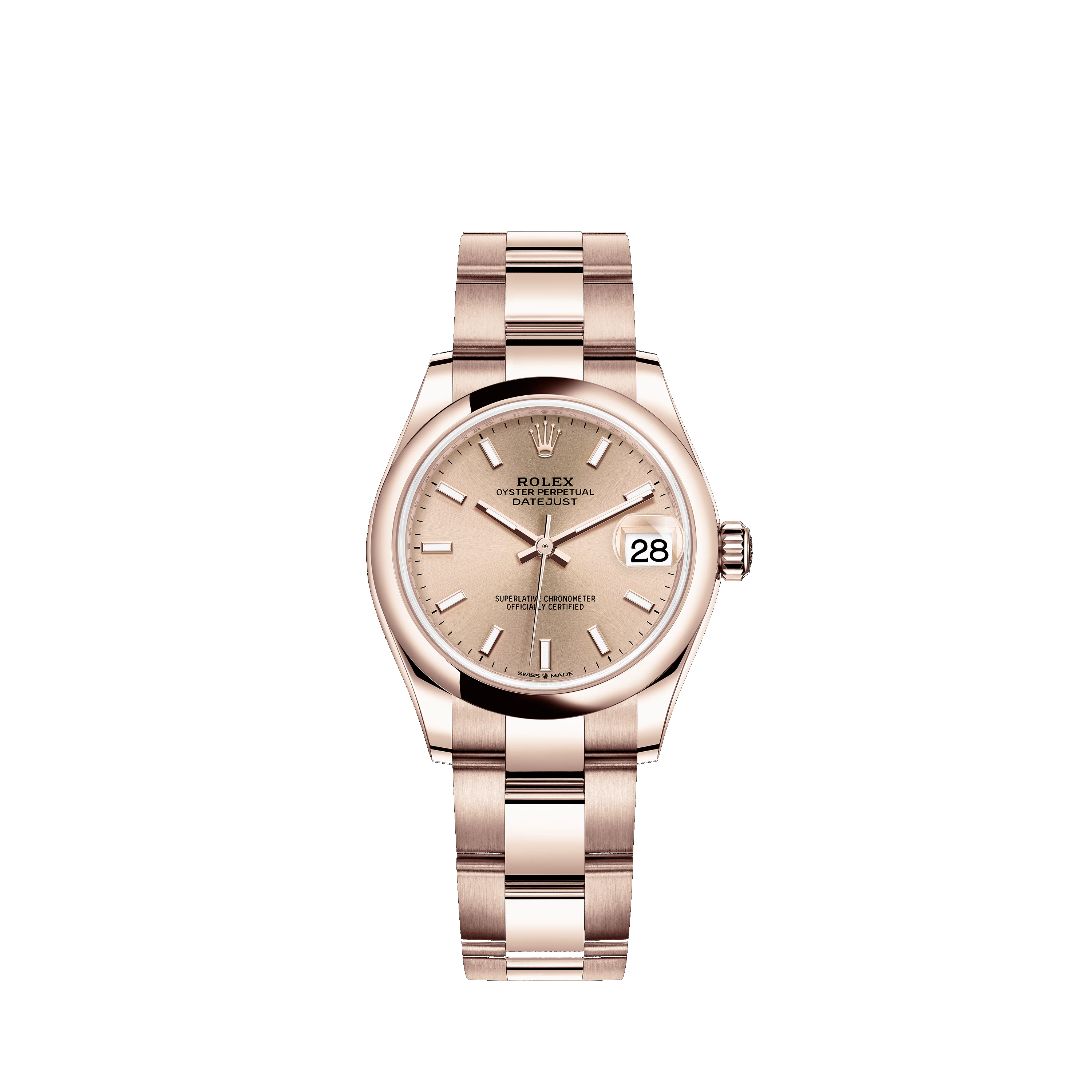 Datejust 31 278245 Rose Gold Watch (Rosé Colour) - Click Image to Close