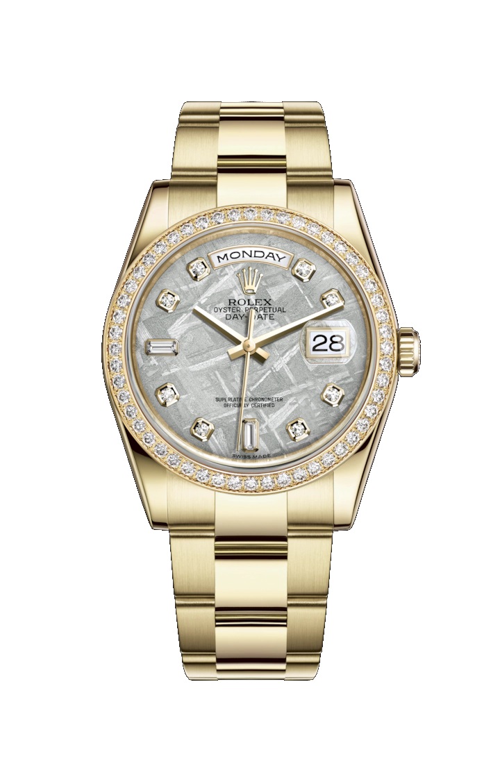 Day-Date 36 118348 Gold Watch (Meteorite Set with Diamonds)