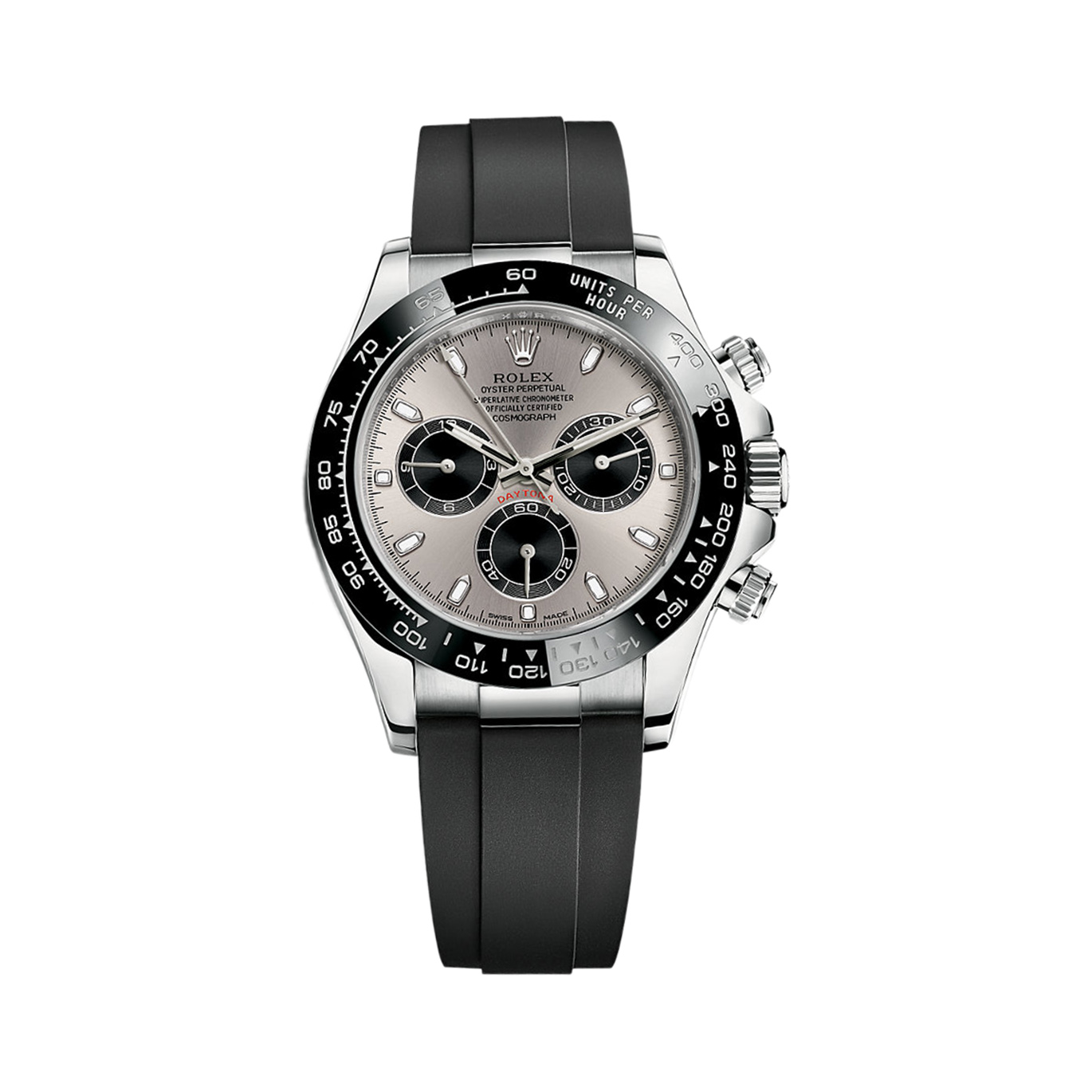 Cosmograph Daytona 116519LN White Gold Watch (Steel & Black)