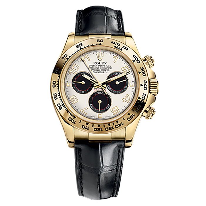 Cosmograph Daytona 116518 Gold Watch (White And Black)