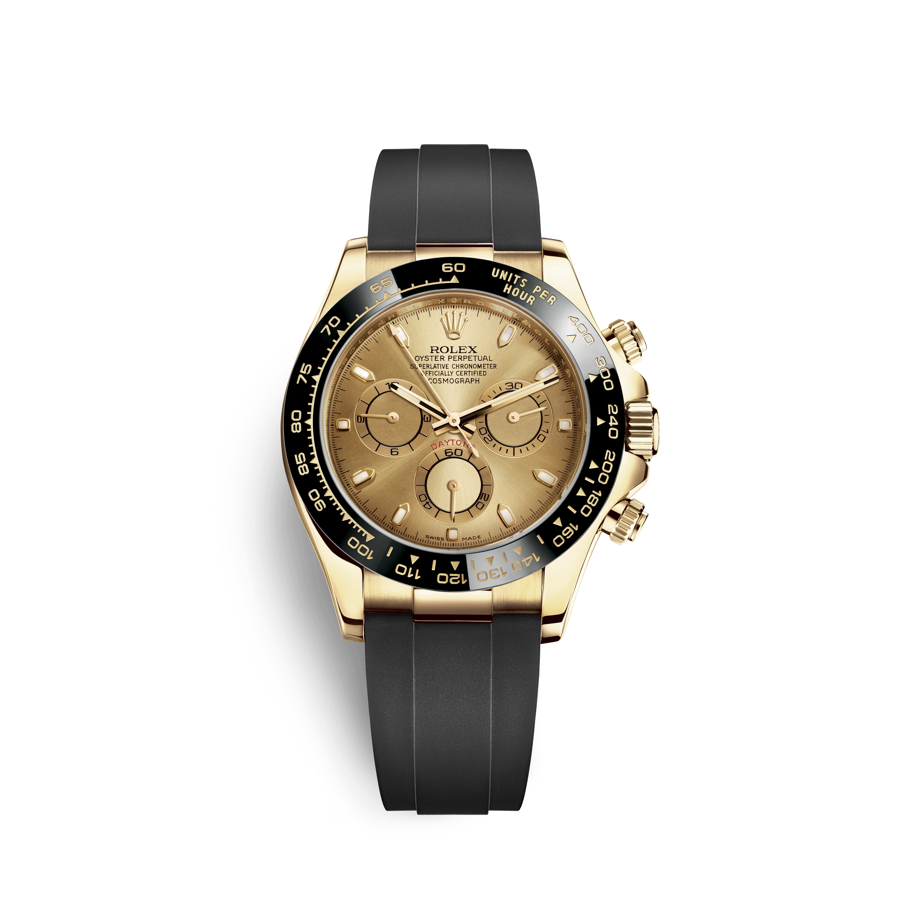 Cosmograph Daytona 116518LN Gold Watch (Champagne-Color)