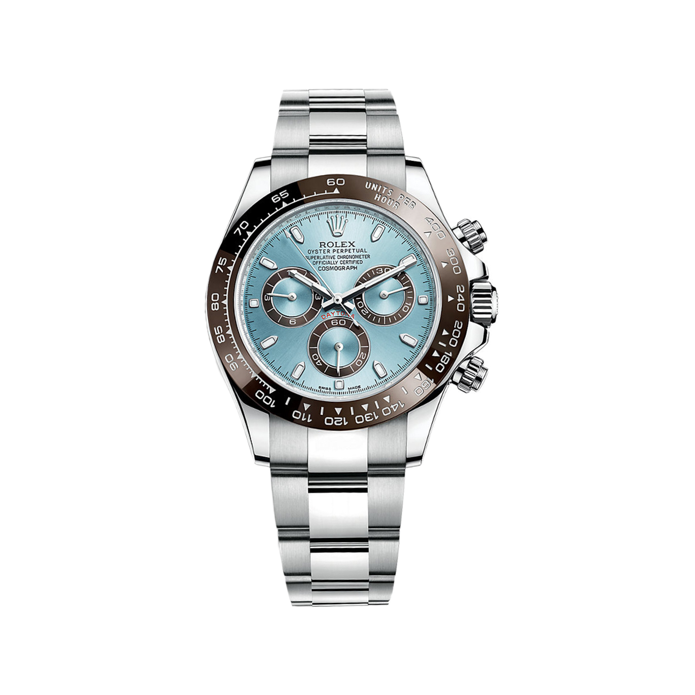 Cosmograph Daytona 116506 Platinum Watch (Ice Blue)