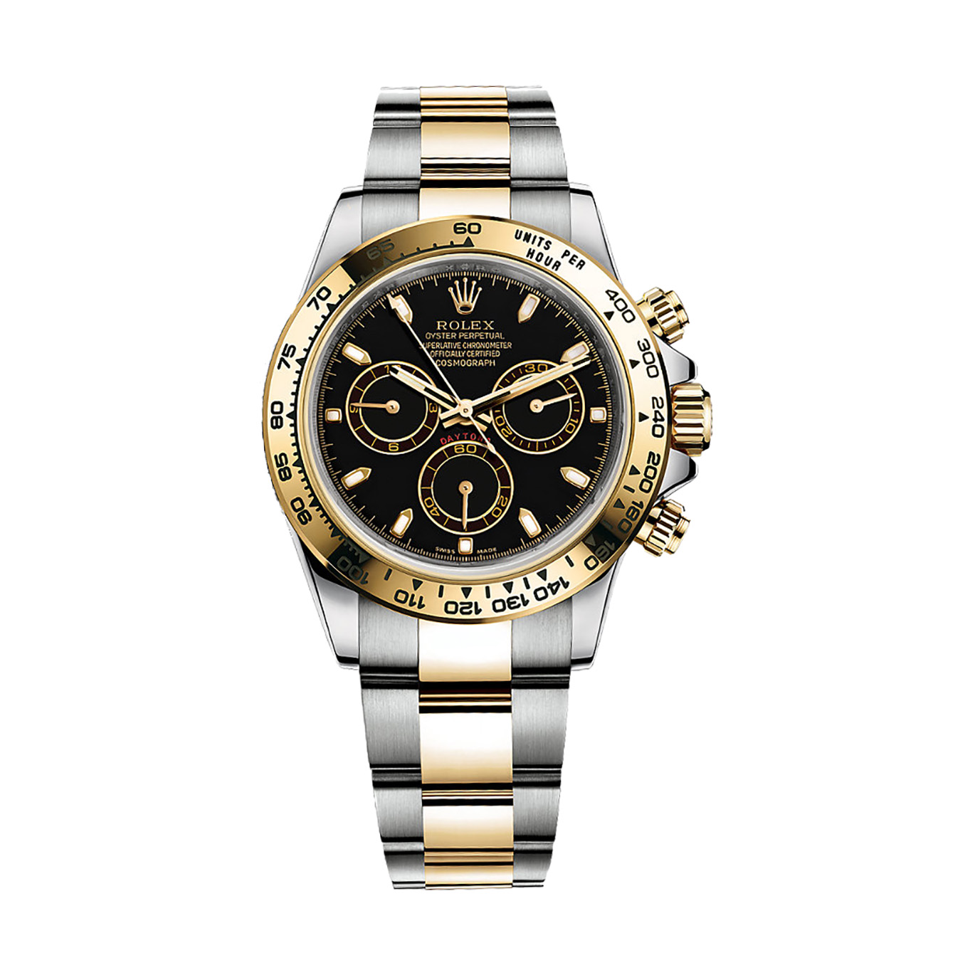Cosmograph Daytona 116503 Gold & Stainless Steel Watch (Black)