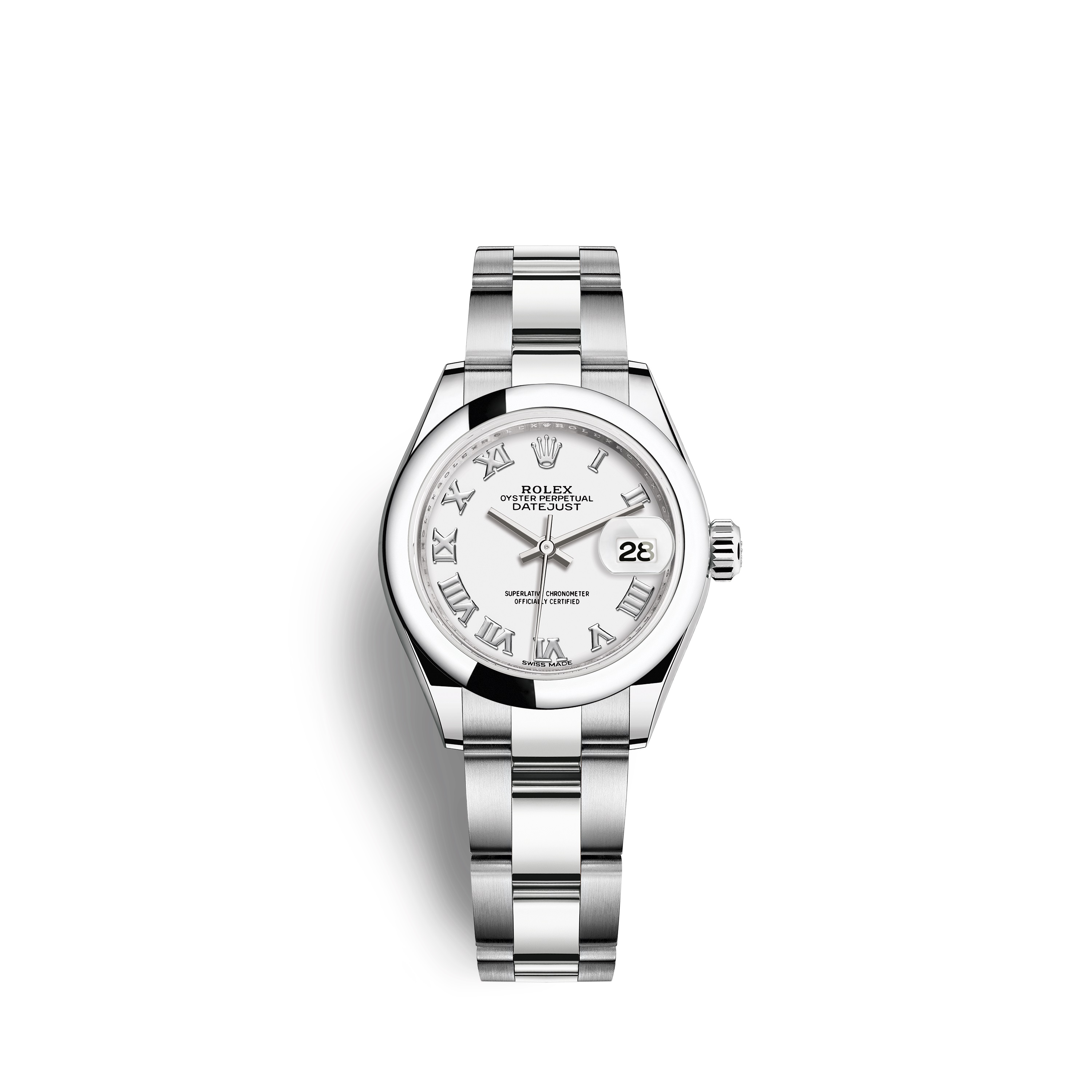 Lady-Datejust 28 279160 Stainless Steel Watch (White)