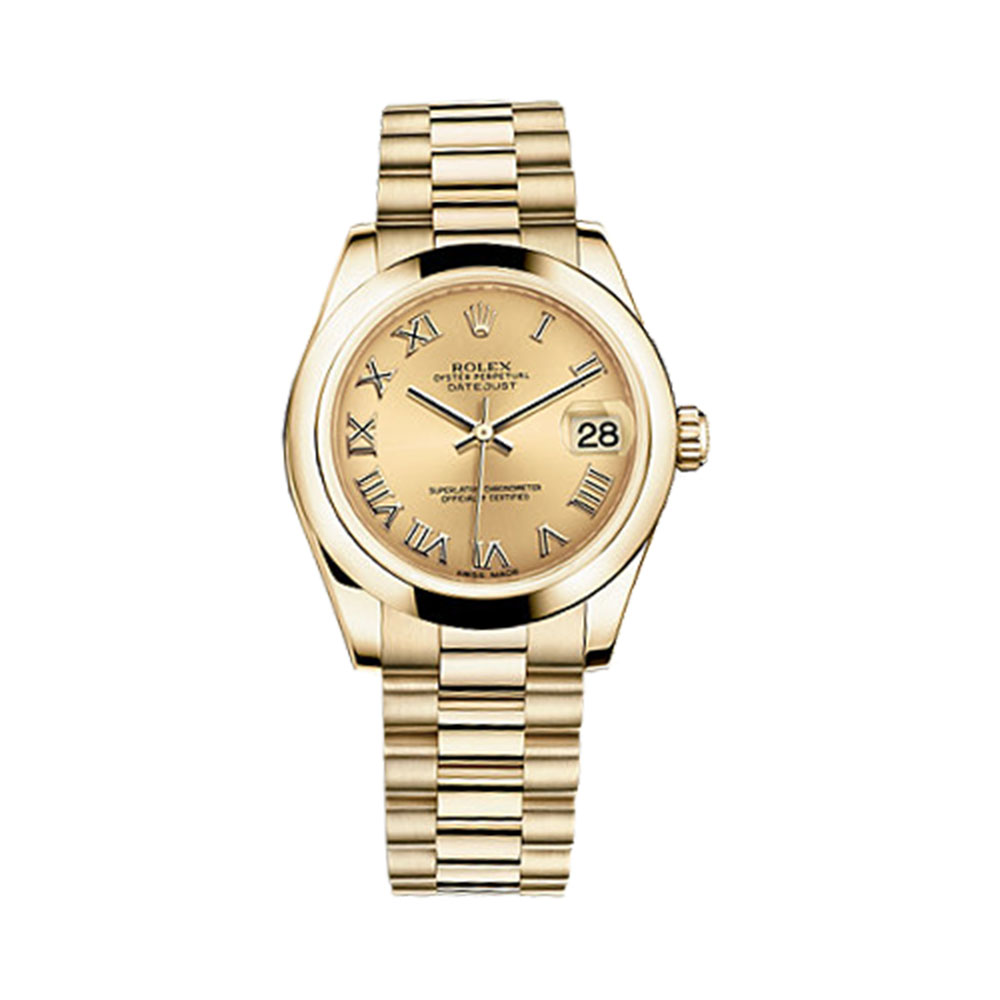 Datejust 31 178248 Gold Watch (Champagne)
