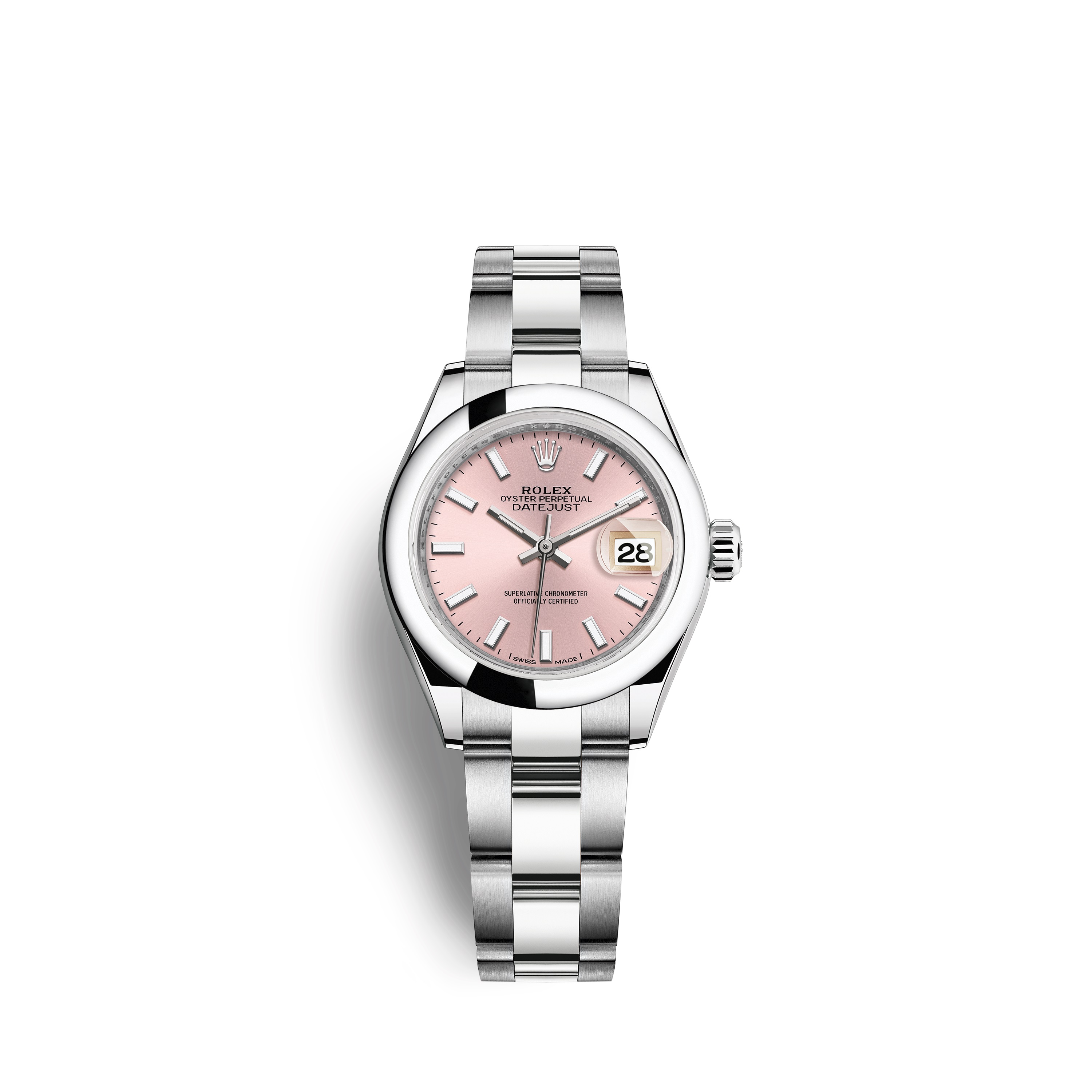 Lady-Datejust 28 279160 Stainless Steel Watch (Pink)