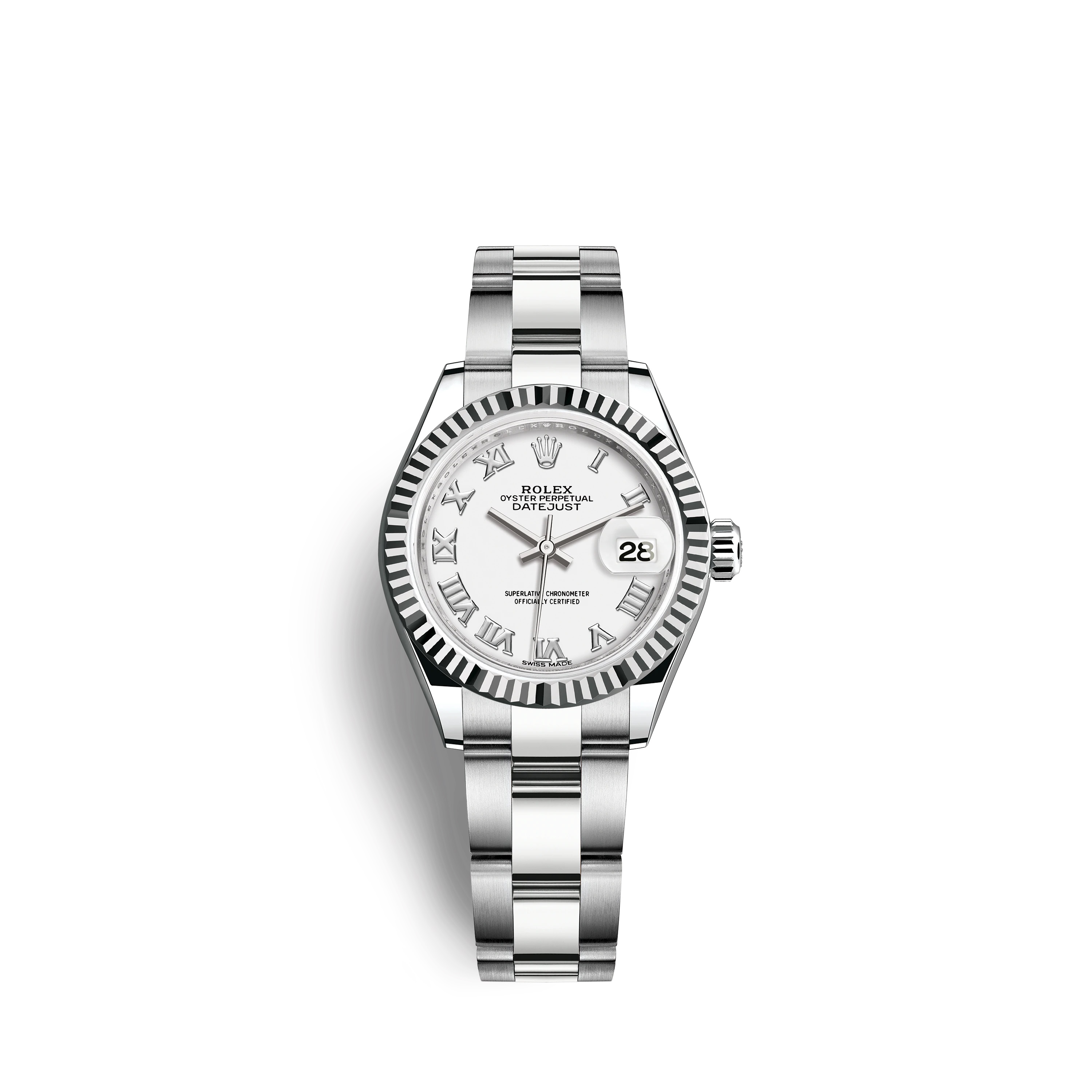 Lady-Datejust 28 279174 White Gold & Stainless Steel Watch (White)
