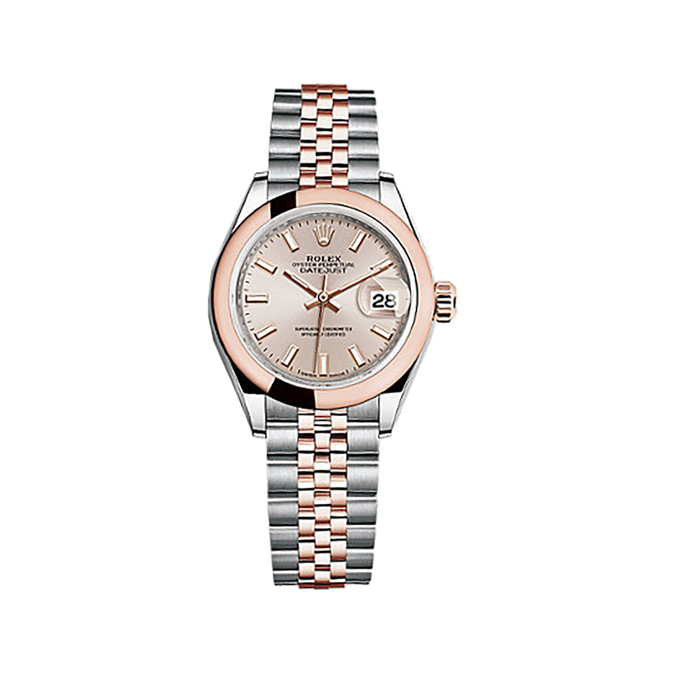 Lady-Datejust 28 279161 Rose Gold & Stainless Steel Watch (Sundust)
