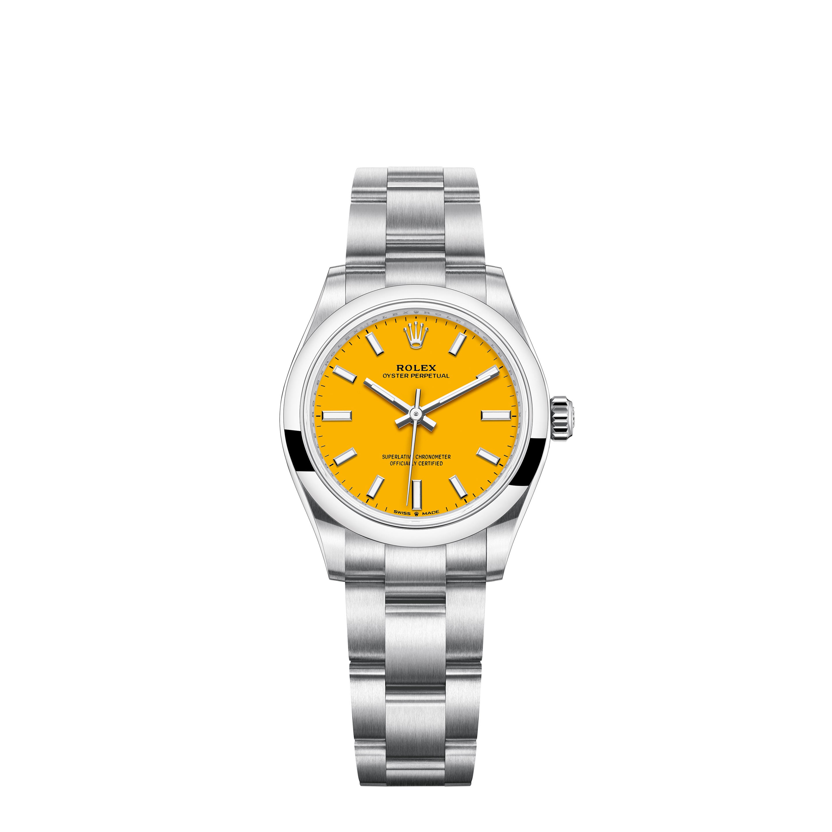 Oyster Perpetual 31 277200 Stainless Steel Watch (Yellow)