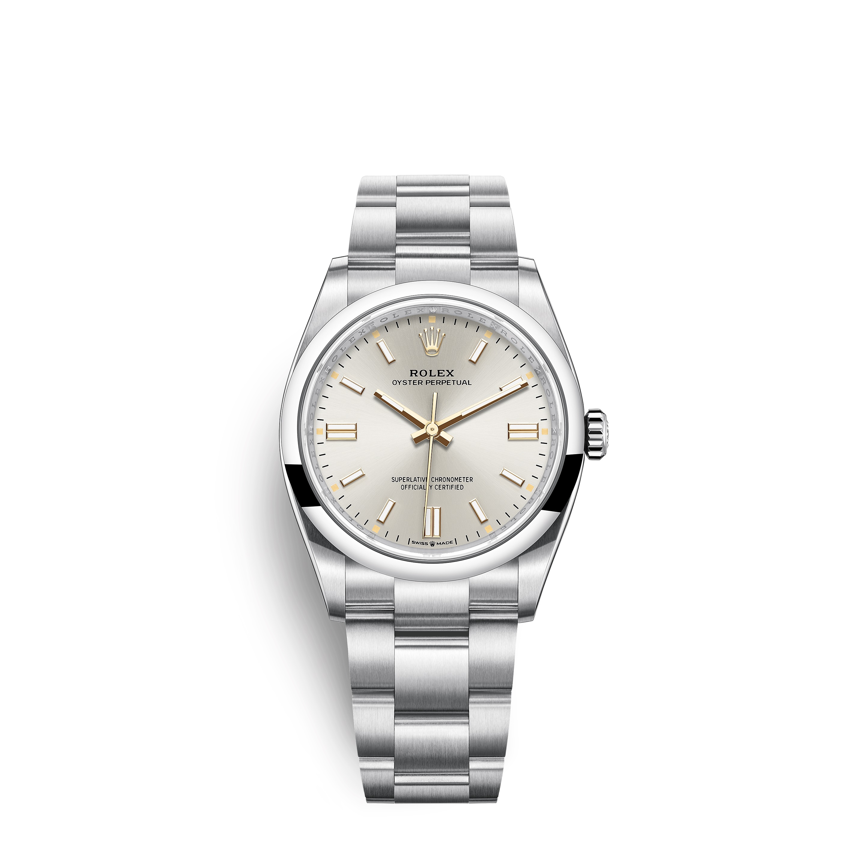 Oyster Perpetual 36 126000 Stainless Steel Watch (Silver)