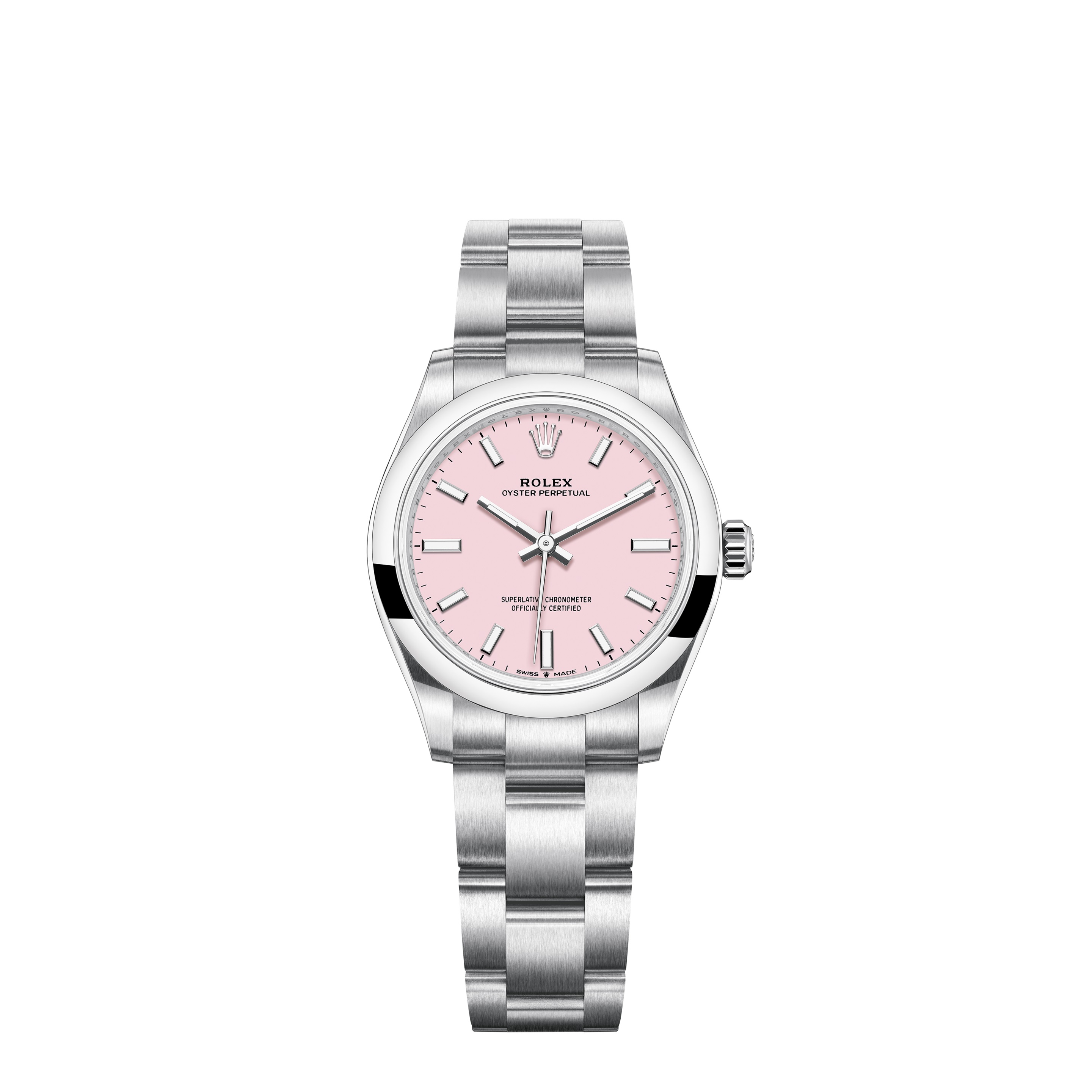 Oyster Perpetual 31 277200 Stainless Steel Watch (Candy Pink)