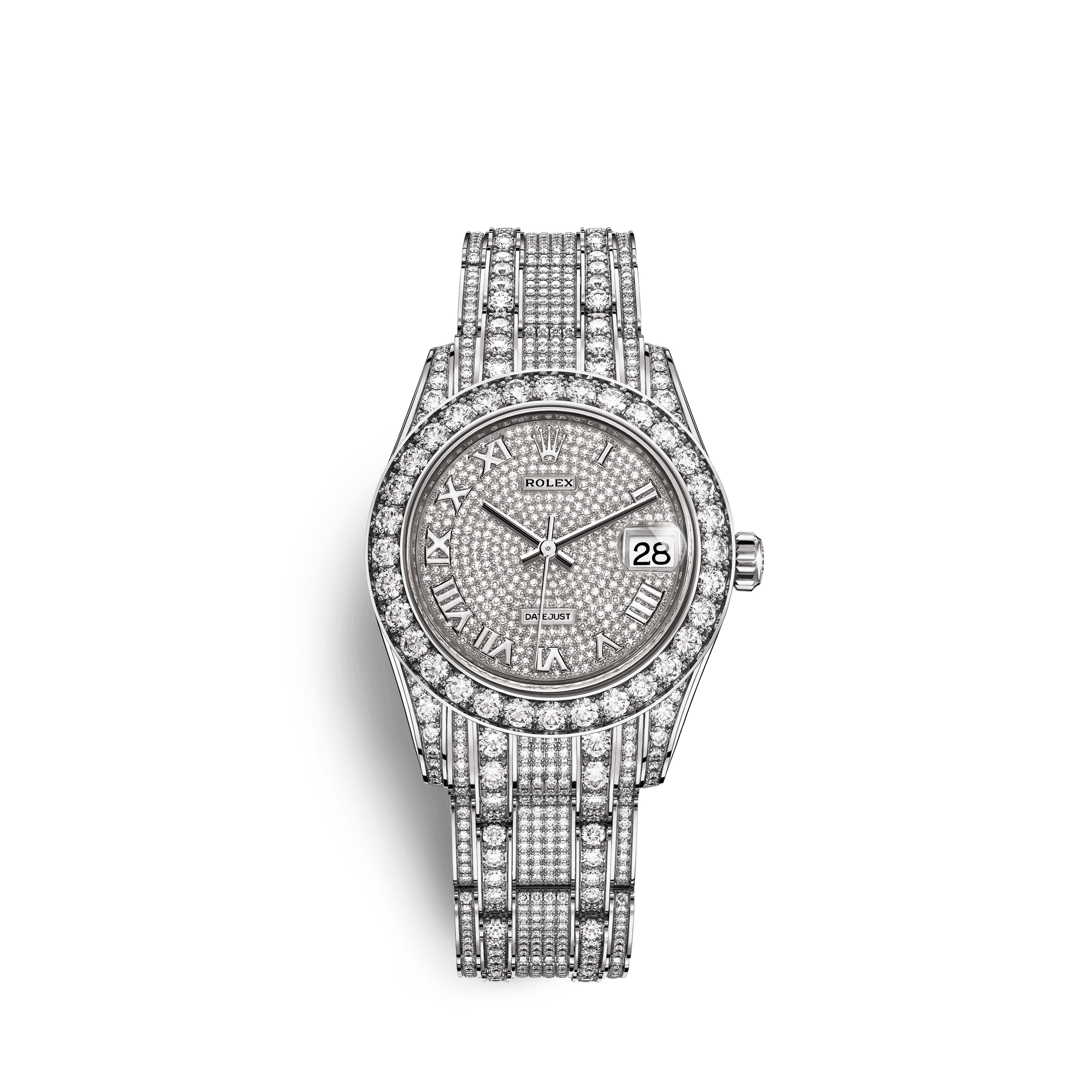 Pearlmaster 34 81409RBR White Gold & Diamonds Watch (Diamond-Paved)