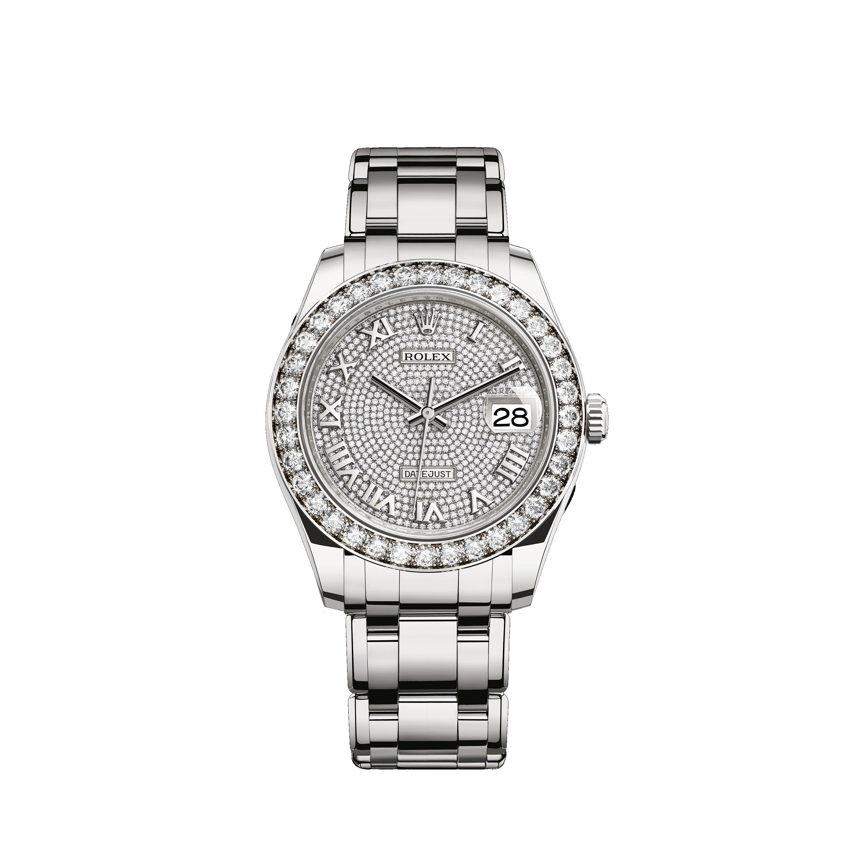 Pearlmaster 39 86289 White Gold & Diamonds Watch (Diamond-Paved)