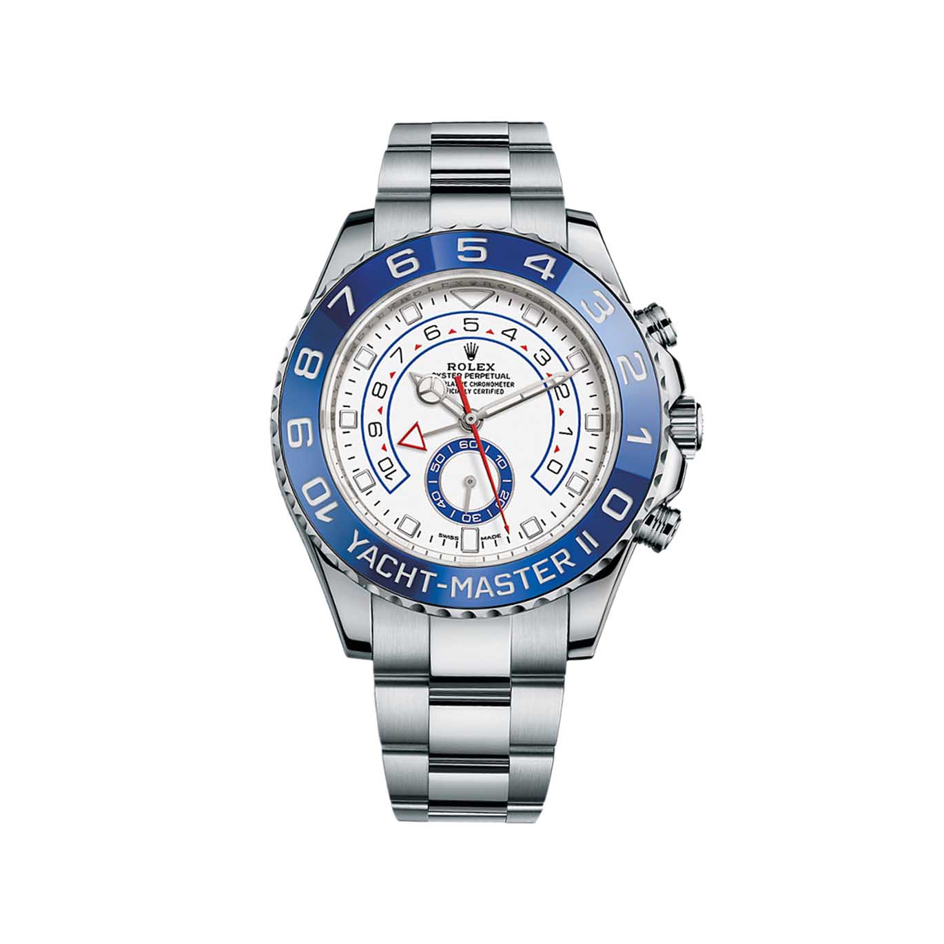 Yacht-Master II 116680 Stainless Steel Watch (White)