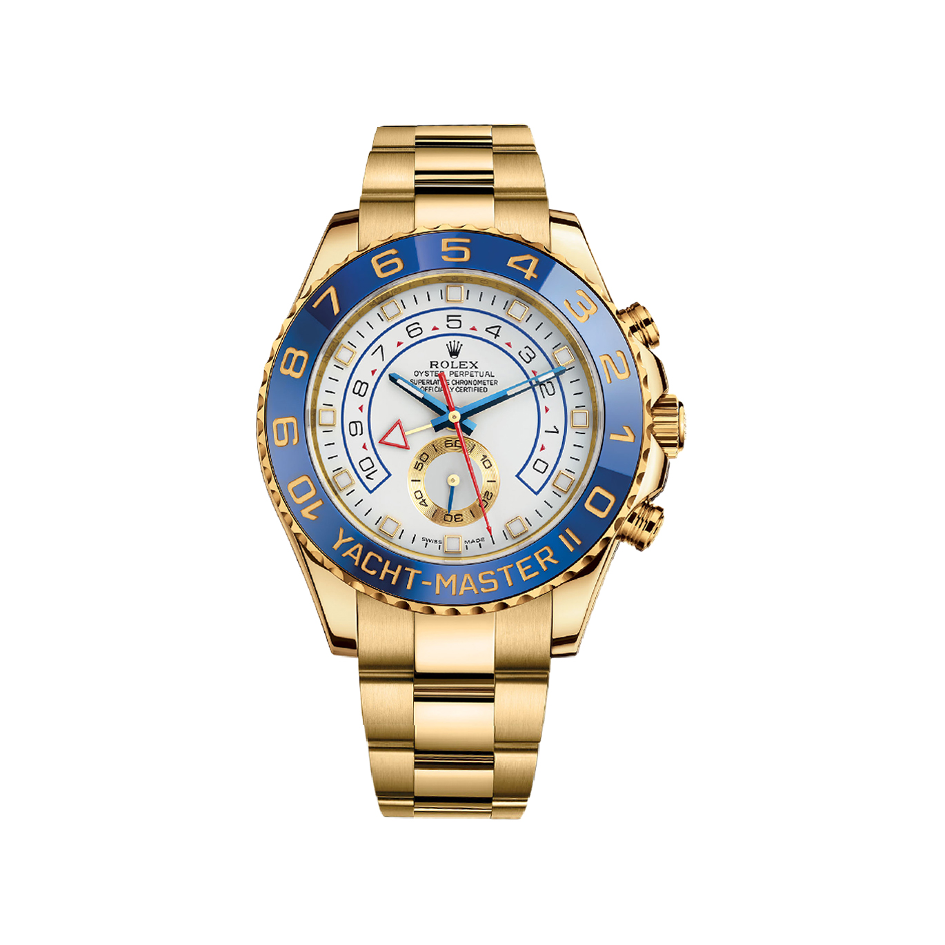 Yacht-Master II 116688 Gold Watch (White)