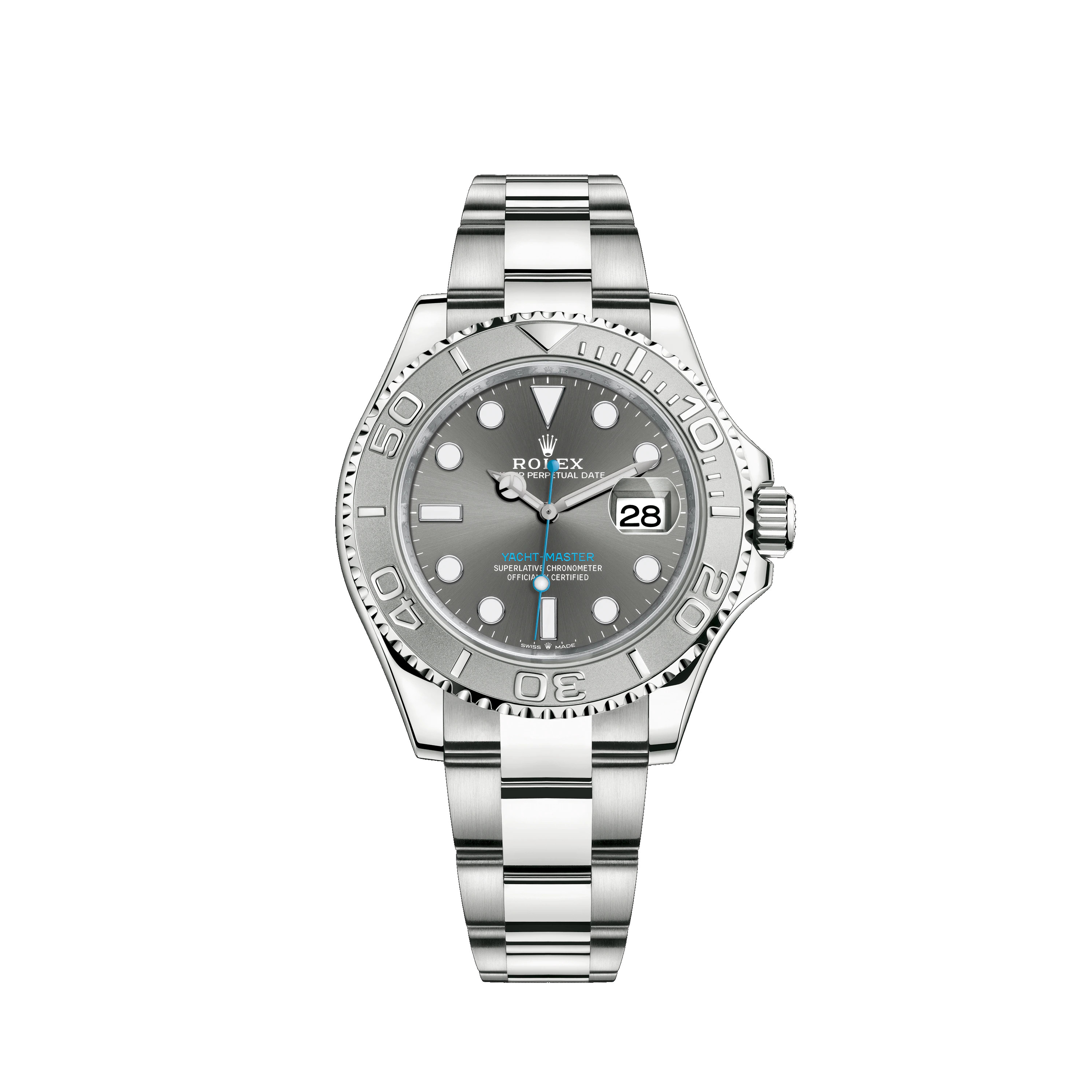 Yacht-Master 126622 Oystersteel & Platinum Watch (Rhodium)