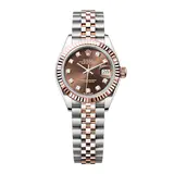 Lady-Datejust 28 Oystersteel and Everose Gold Women's Watch